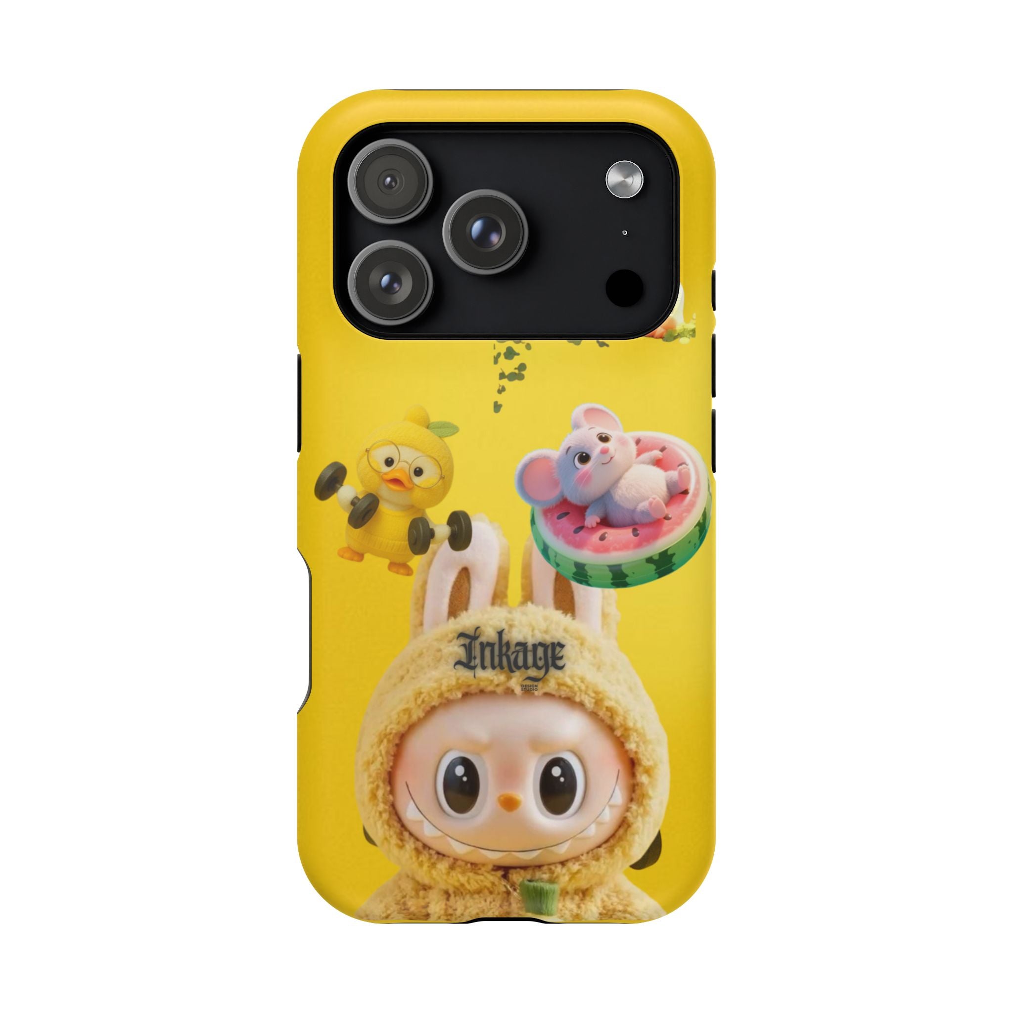 Yellow Cutie Labubu Magnetic Phone Cases (Animation)