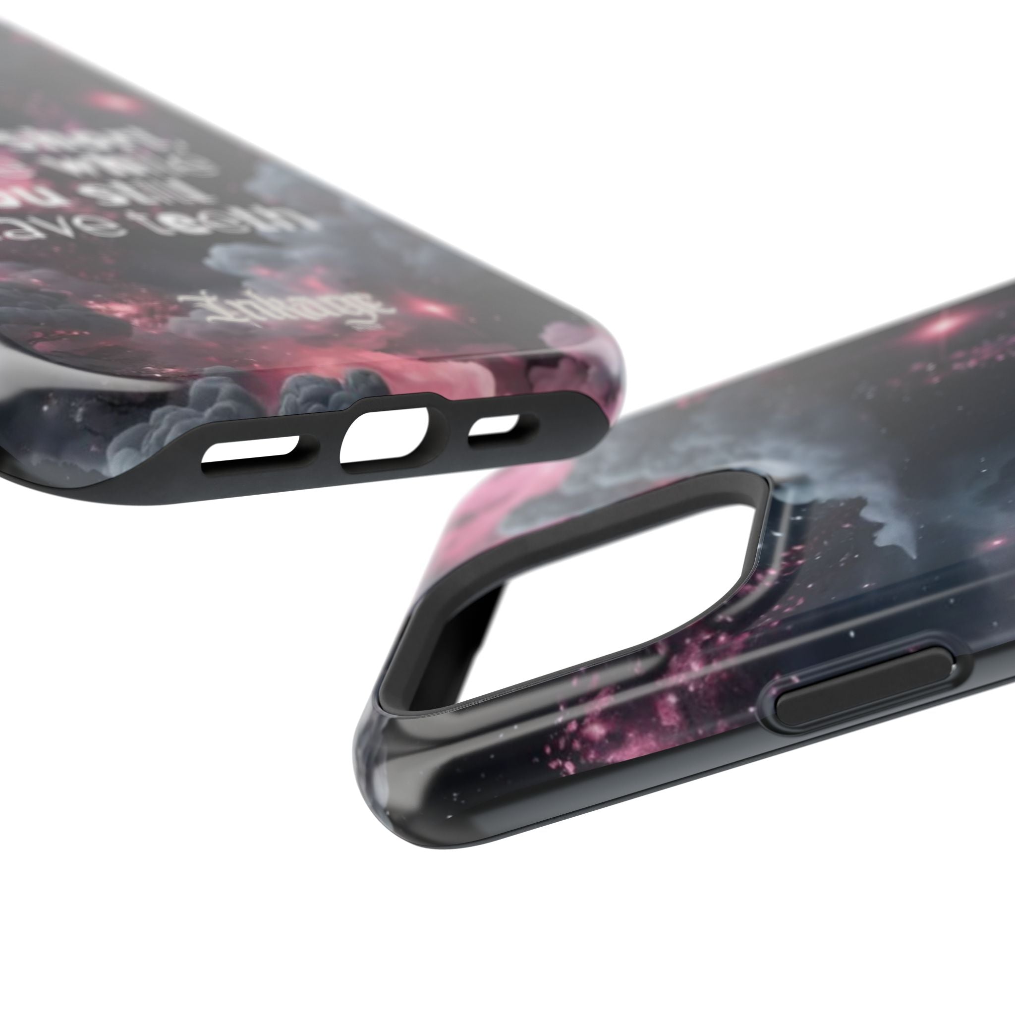 “Life is Short, Smile While You Still Have Teeth” Magnetic Phone Cases (Quote)