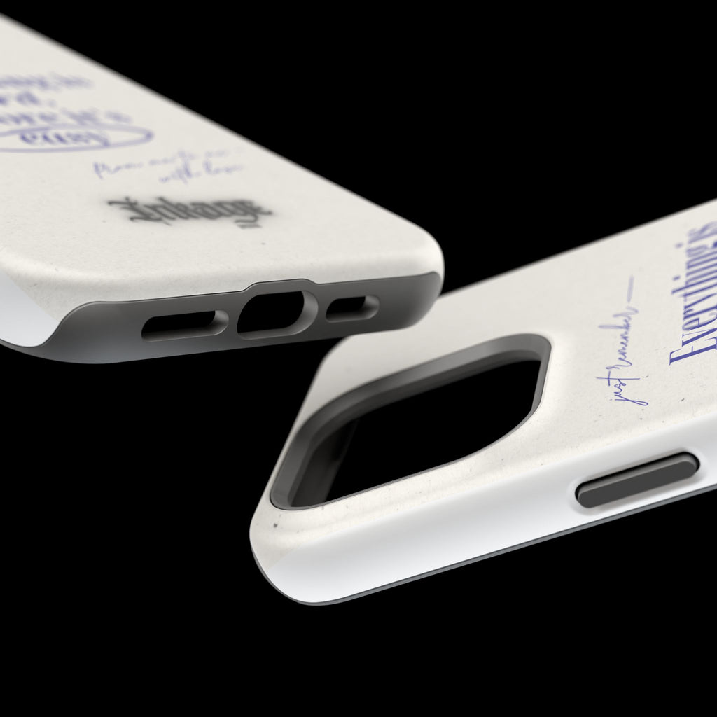 "Everything is hard, before it's easy" Magnetic Phone Case (Quote)