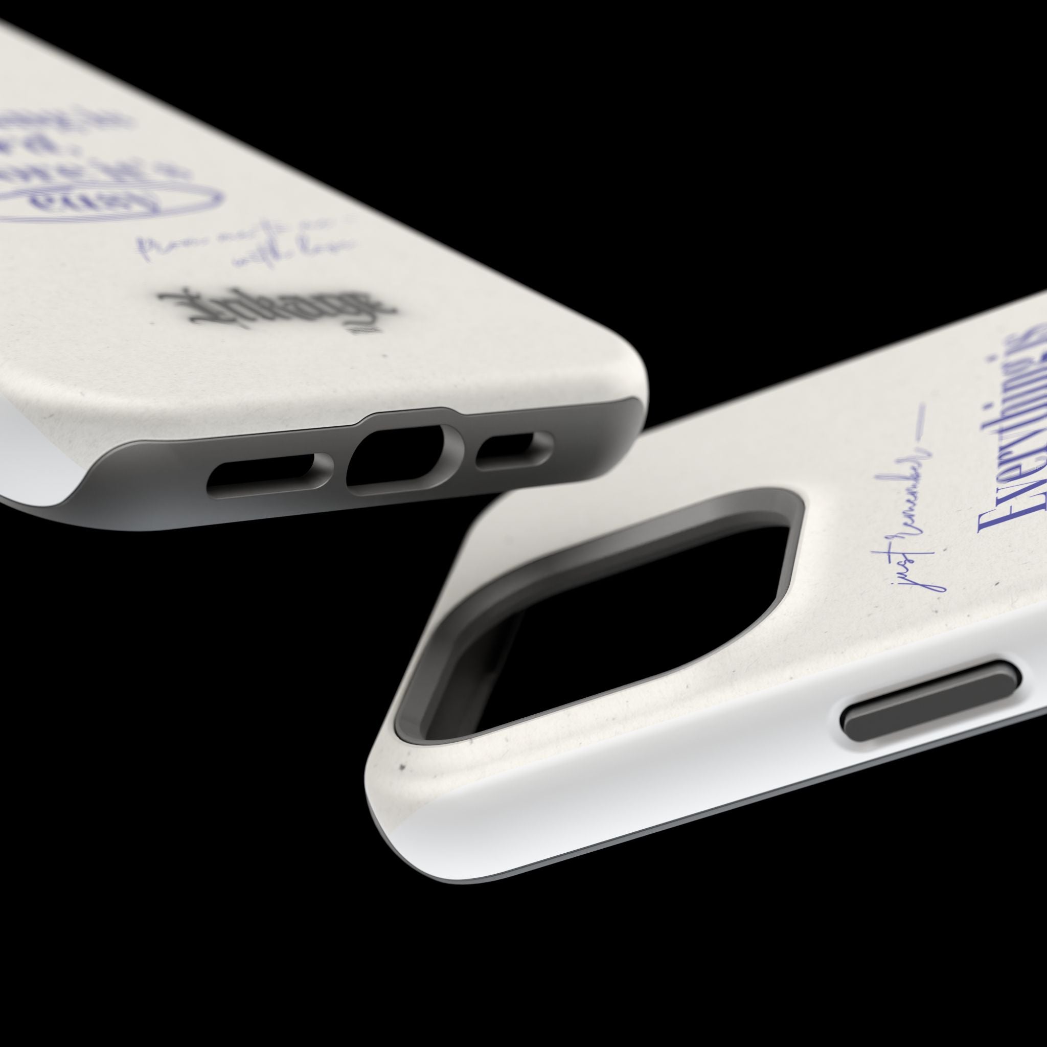 "Everything is hard, before it's easy" Magnetic Phone Case (Quote)