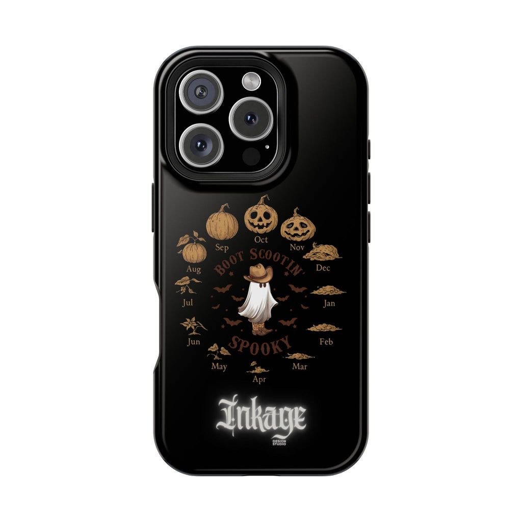 Spooky Boot Halloween Pumpkin Magnetic Phone Case (Season)