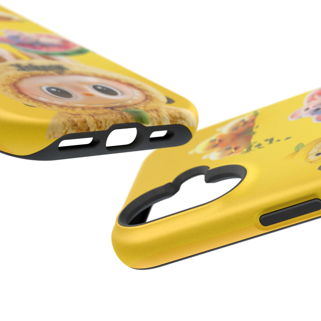 Yellow Cutie Labubu Magnetic Phone Cases (Animation)
