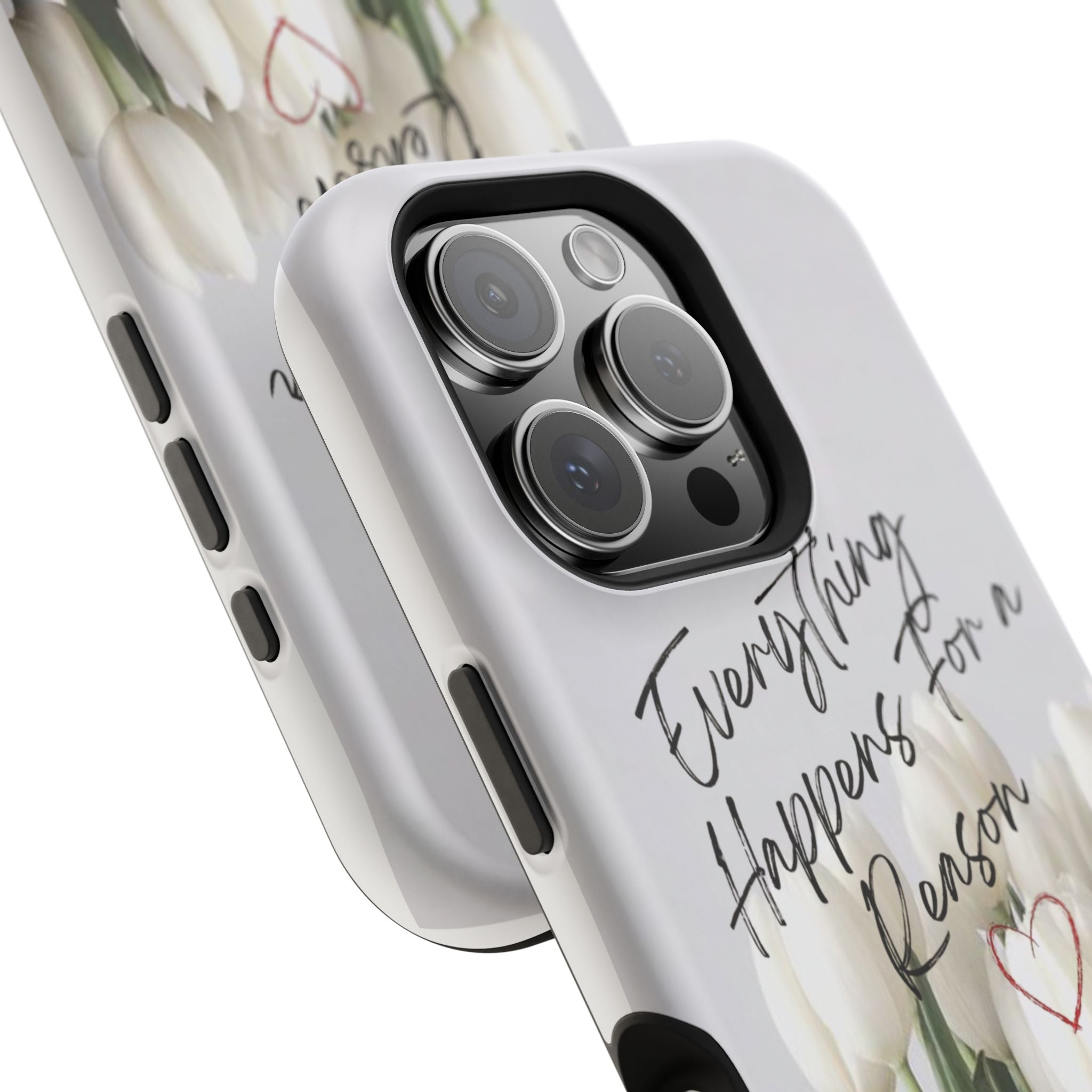 "Everything Happens for a Reason" Magnetic Phone Cases (Quote)