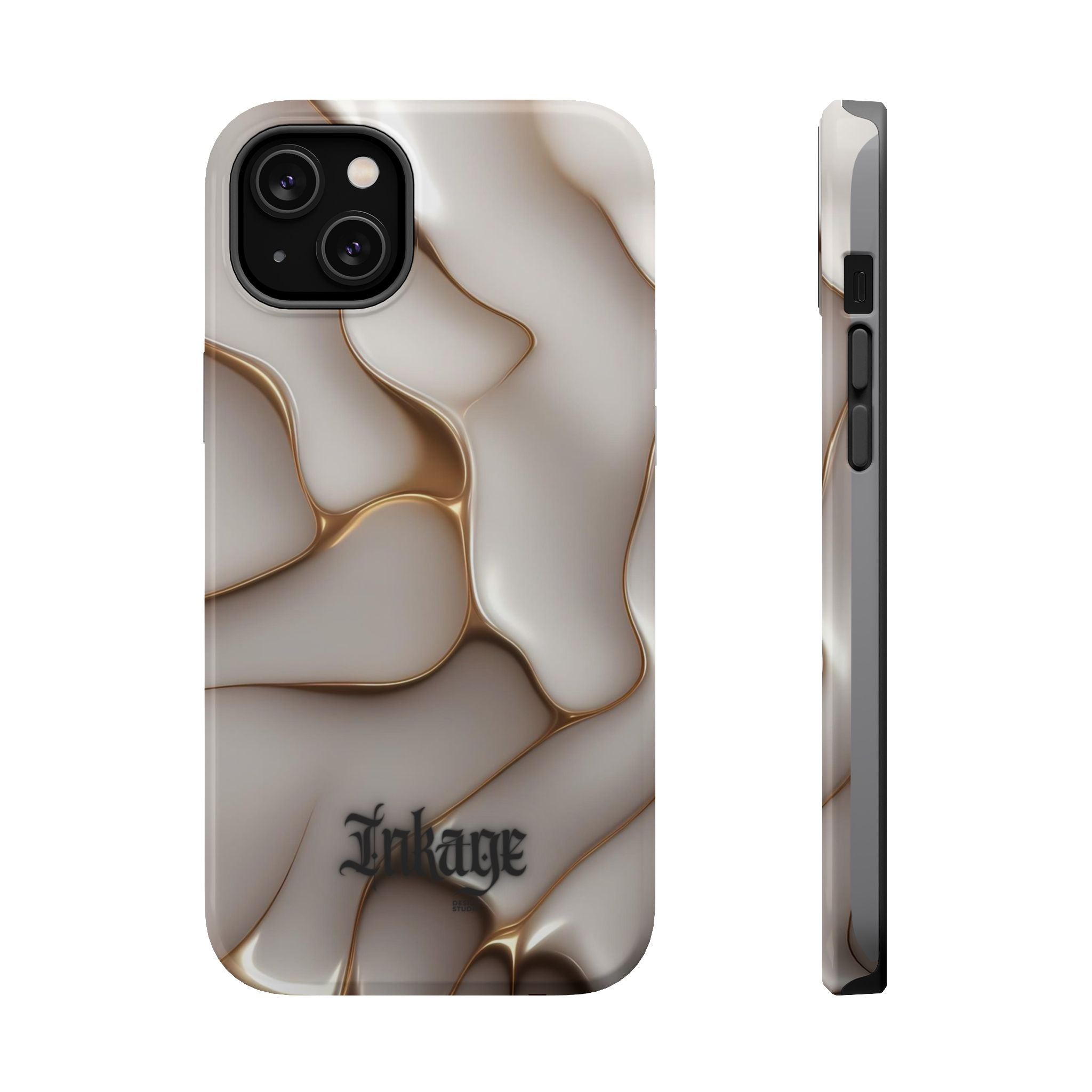 Golden Flow Magnetic Phone Cases (Minimal)