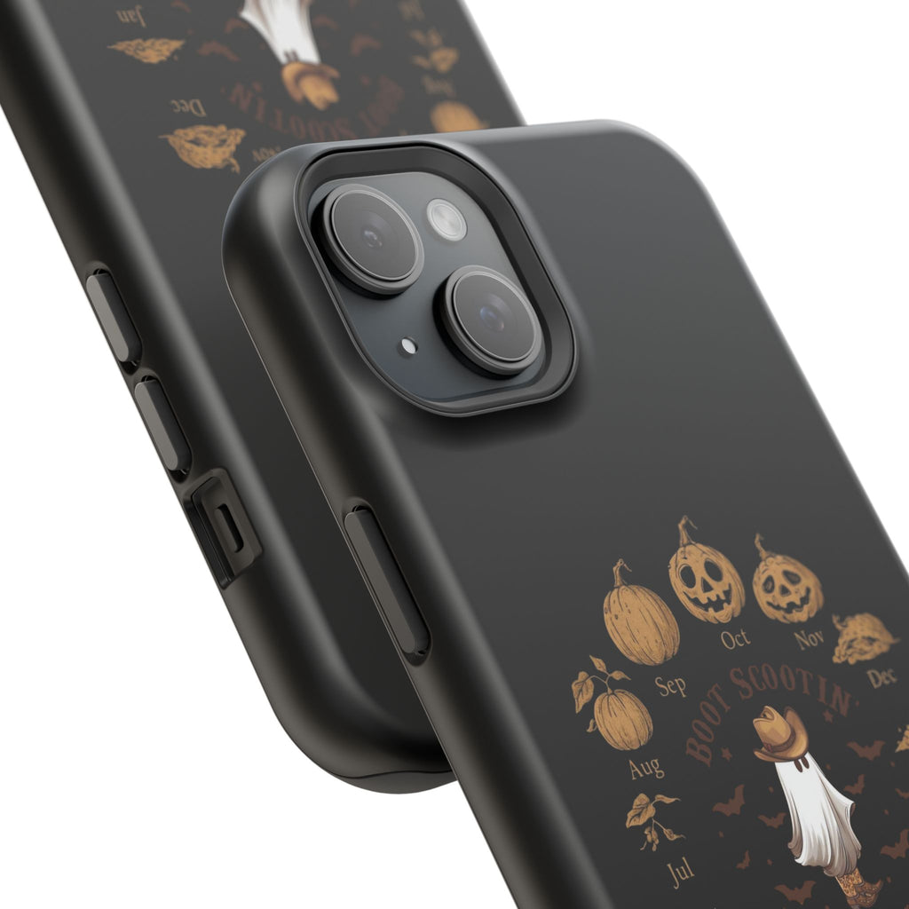 Spooky Boot Halloween Pumpkin Magnetic Phone Case (Season)