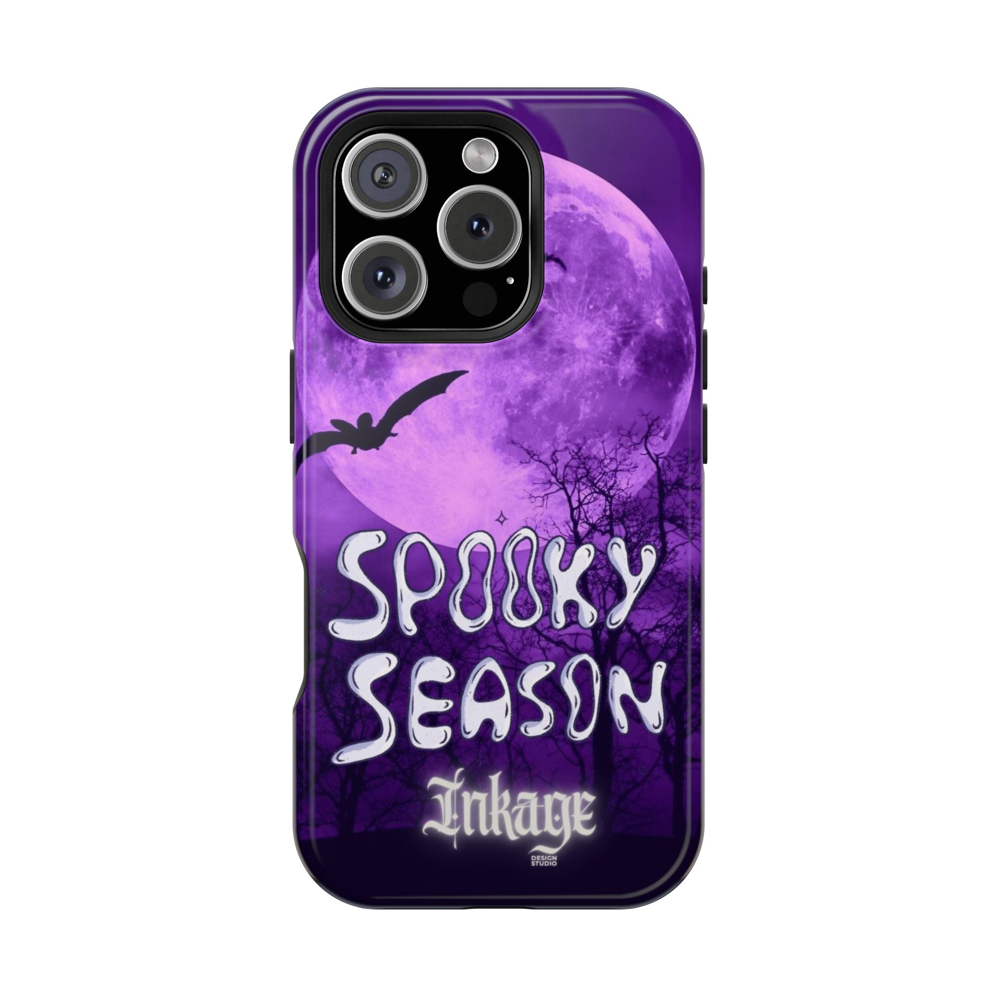 Purple Spooky Season Magnetic Phone Cases (Season)