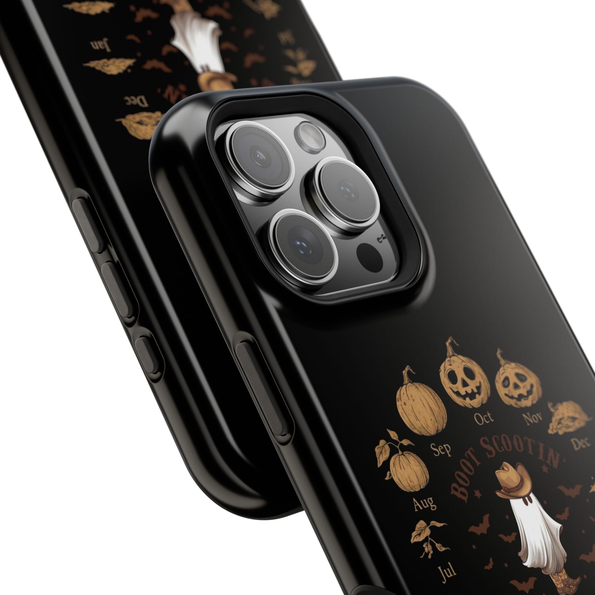 Spooky Boot Halloween Pumpkin Magnetic Phone Case (Season)