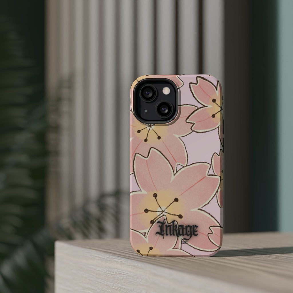 Charming Floral Magnetic Phone Case (Minimal)