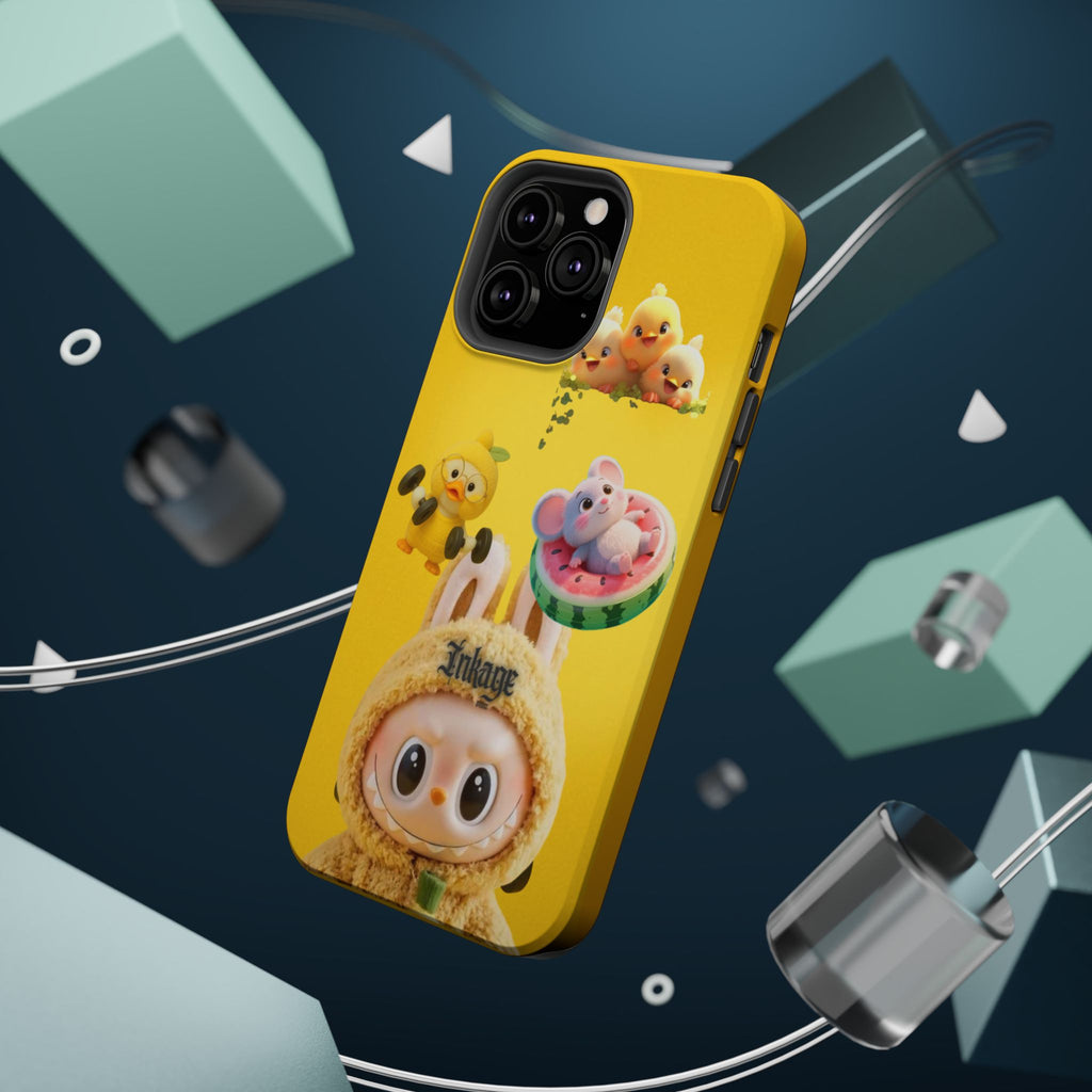 Yellow Cutie Labubu Magnetic Phone Cases (Animation)