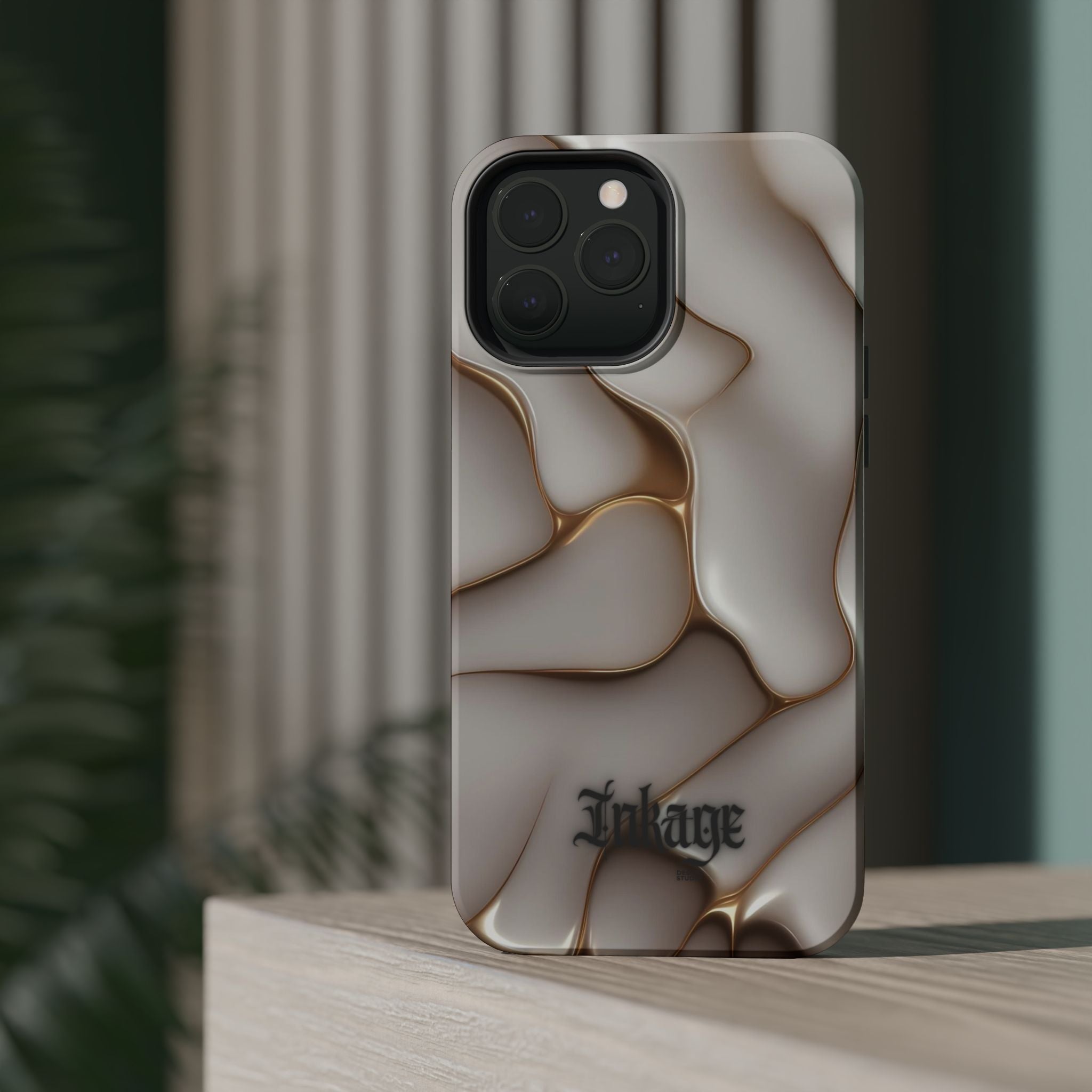 Golden Flow Magnetic Phone Cases (Minimal)