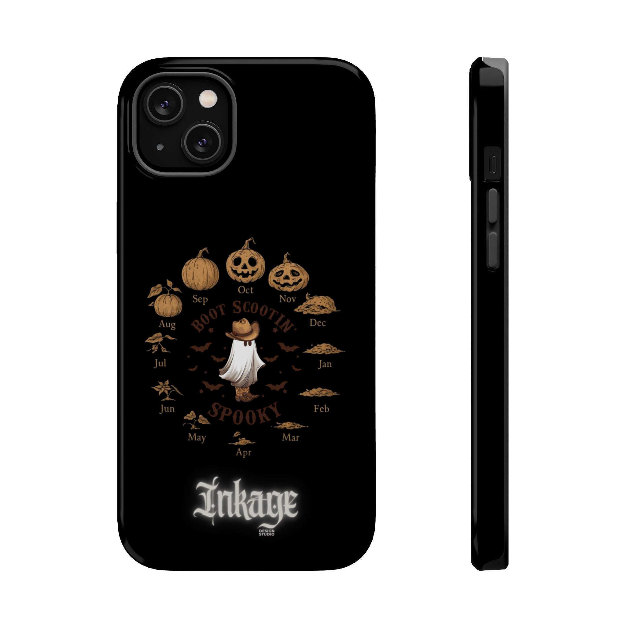 Spooky Boot Halloween Pumpkin Magnetic Phone Case (Season)