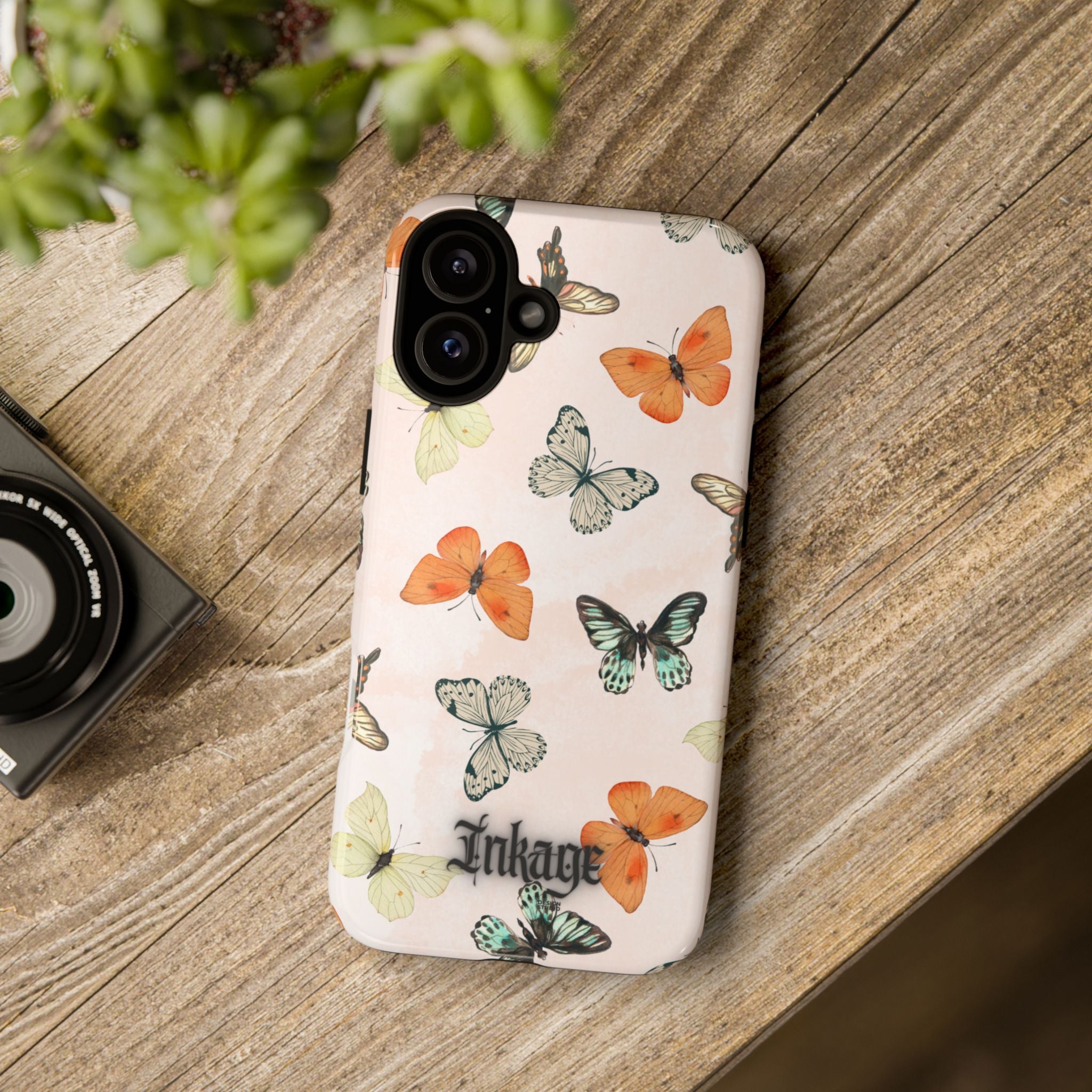 Color Butterfly Tough Phone Case (Minimal)