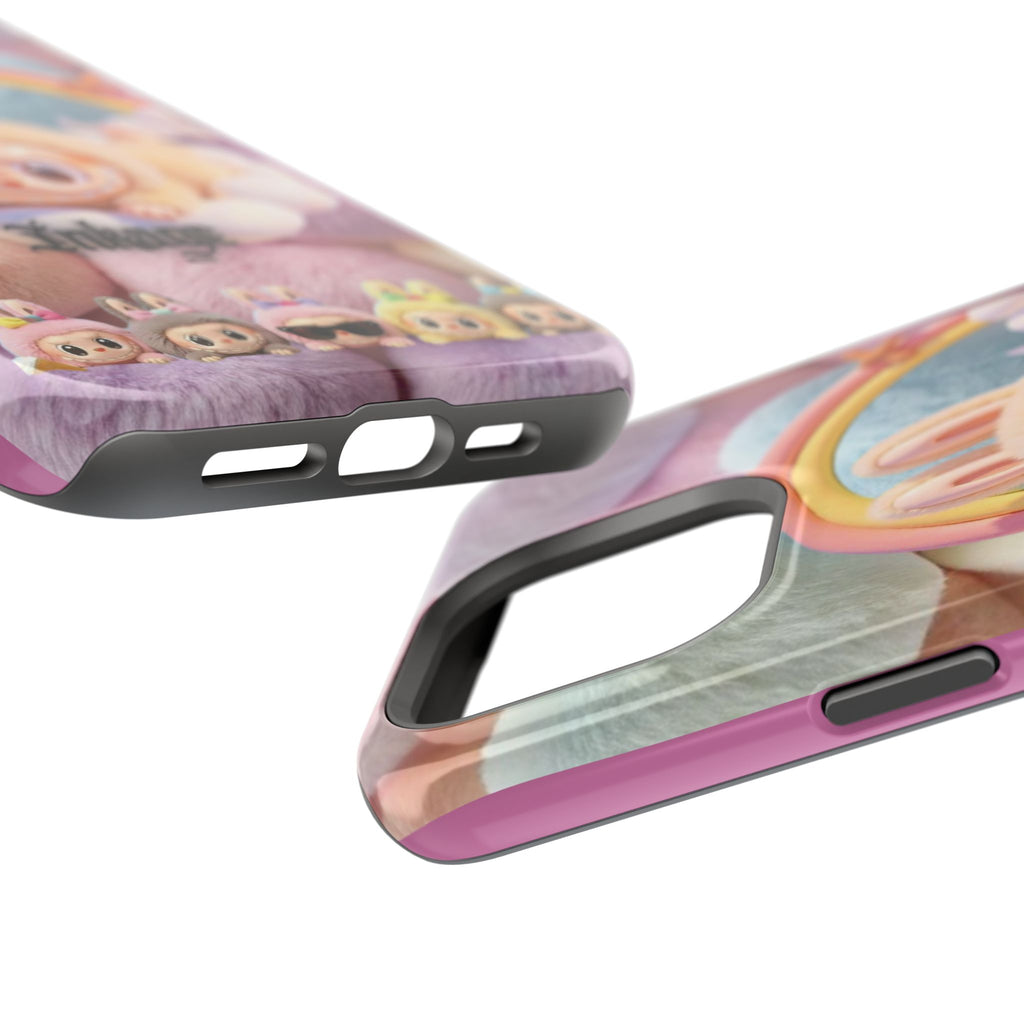 Pastel Rainbow Labubu Magnetic Phone Cases(Animation)