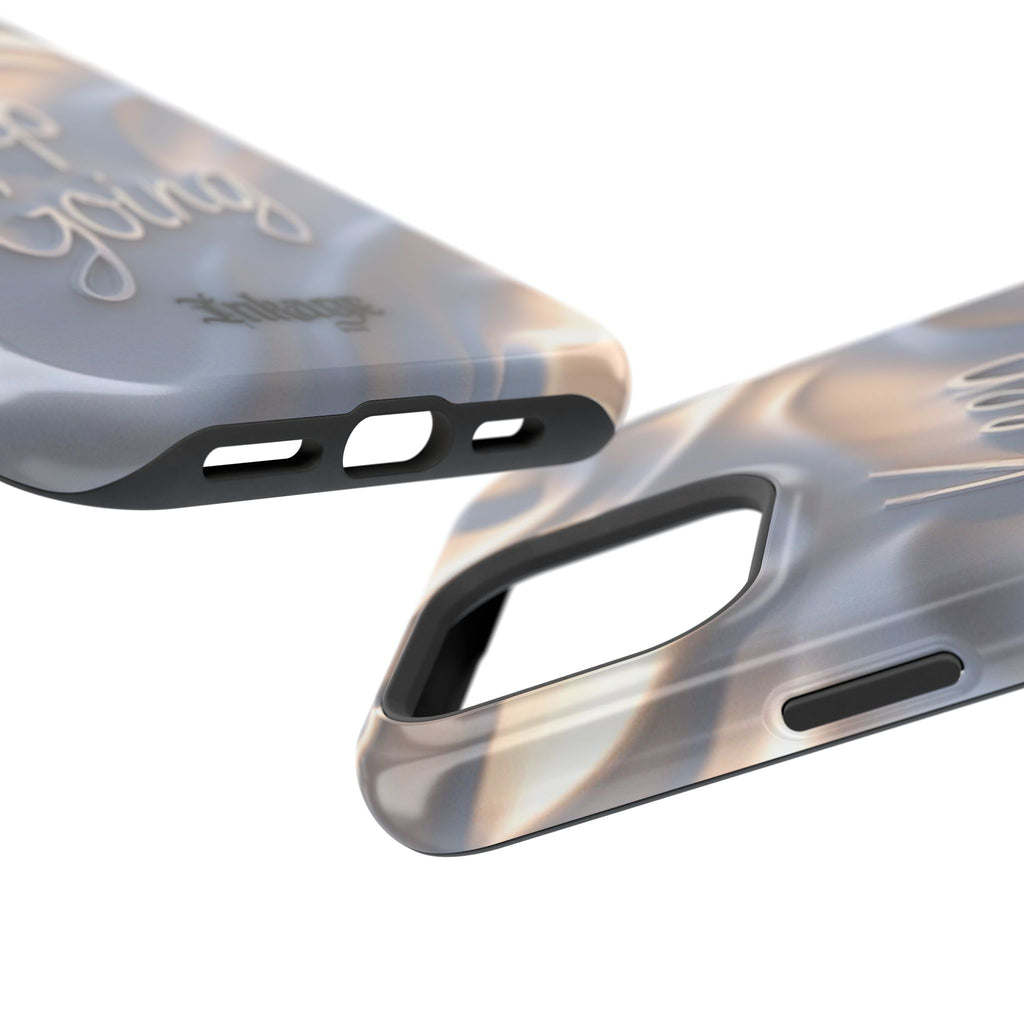 "Keep Going" Magnetic Phone Cases (Quote)