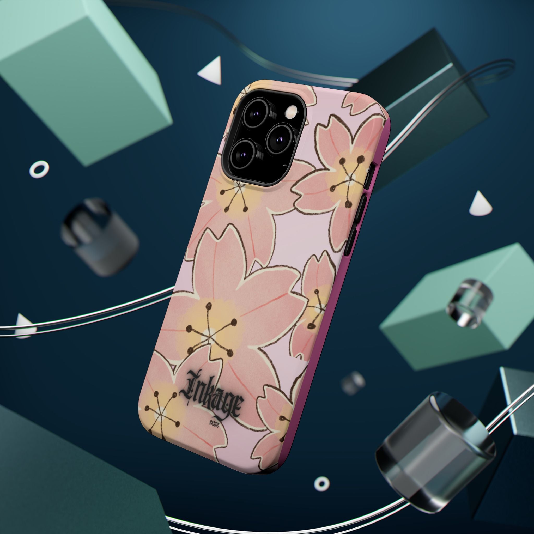 Charming Floral Magnetic Phone Cases (Minimal)