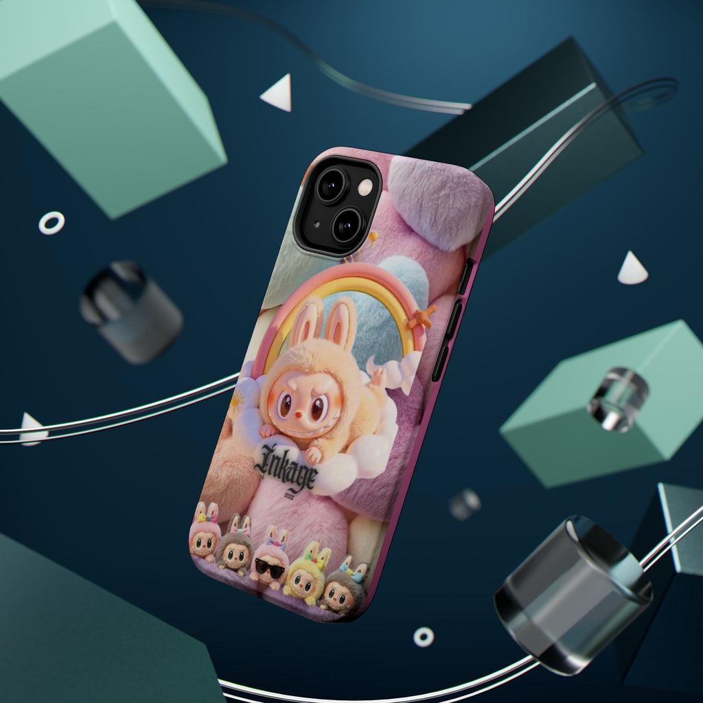 Pastel Rainbow Labubu Magnetic Phone Cases(Animation)