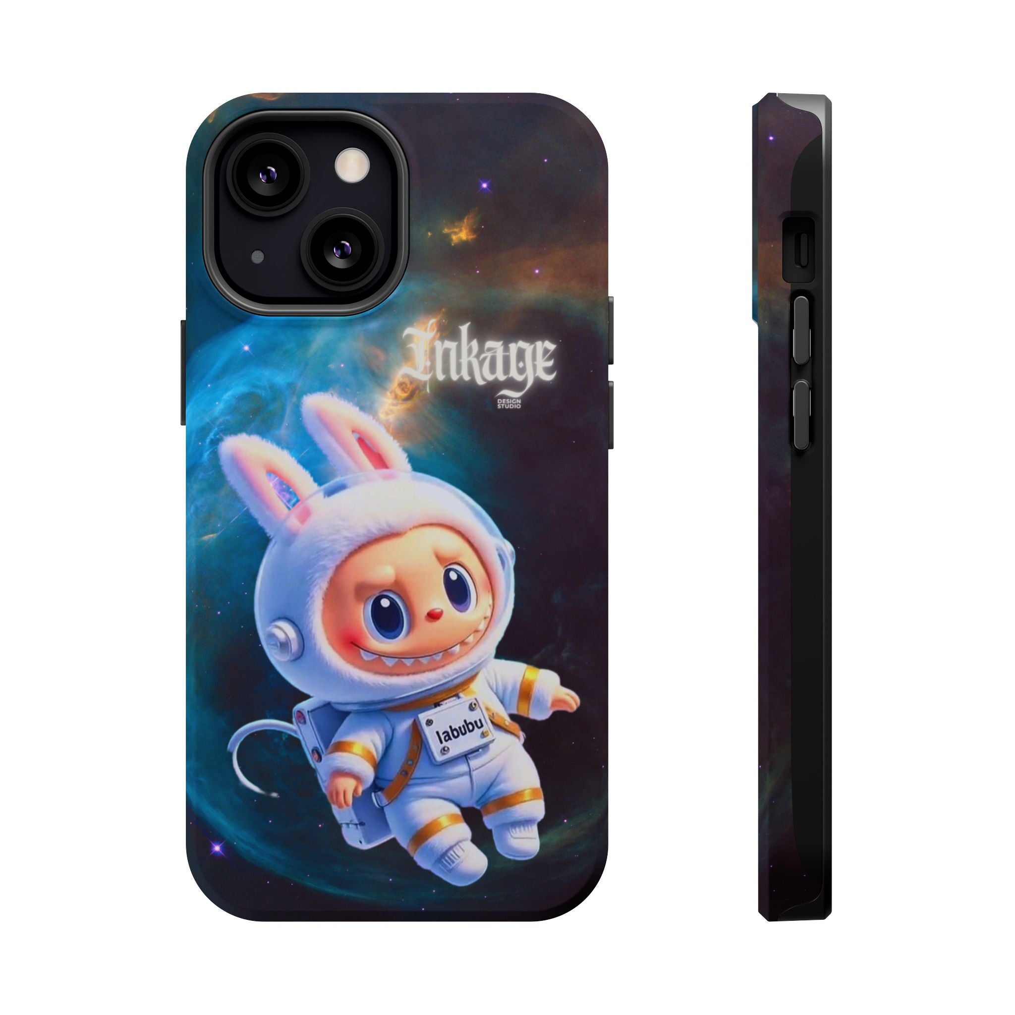 Labubu Astronaut Magnetic Phone Cases (Animation)
