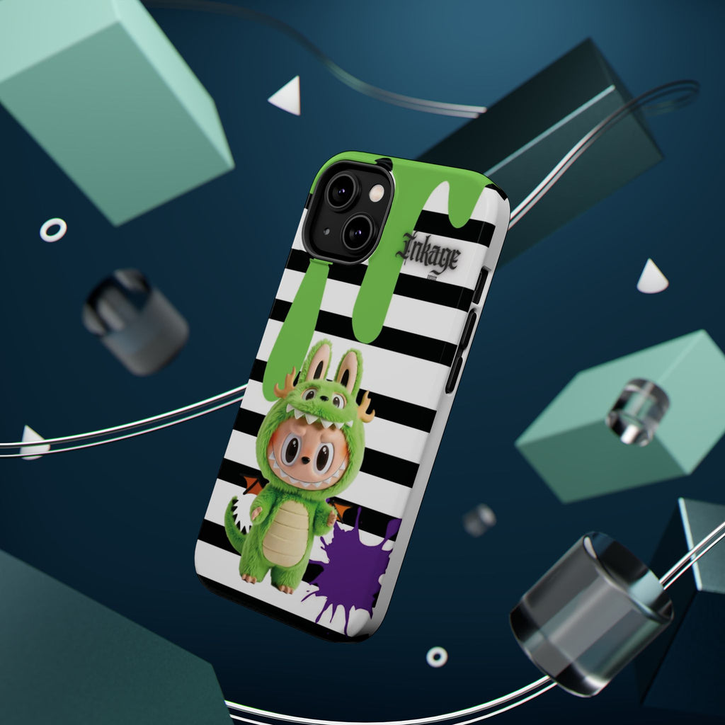 Greenie Labubu Spooky Magnetic Phone Case (Animation)