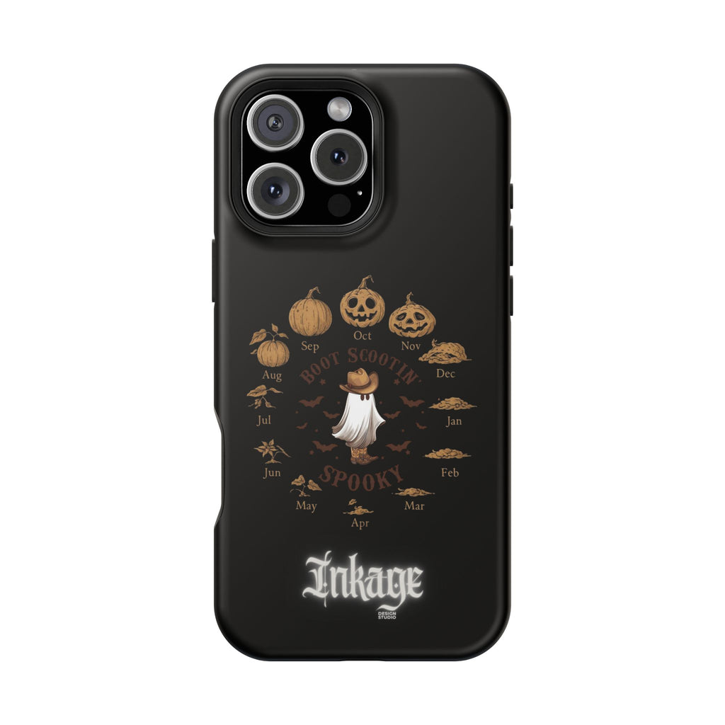 Spooky Boot Halloween Pumpkin Magnetic Phone Case (Season)