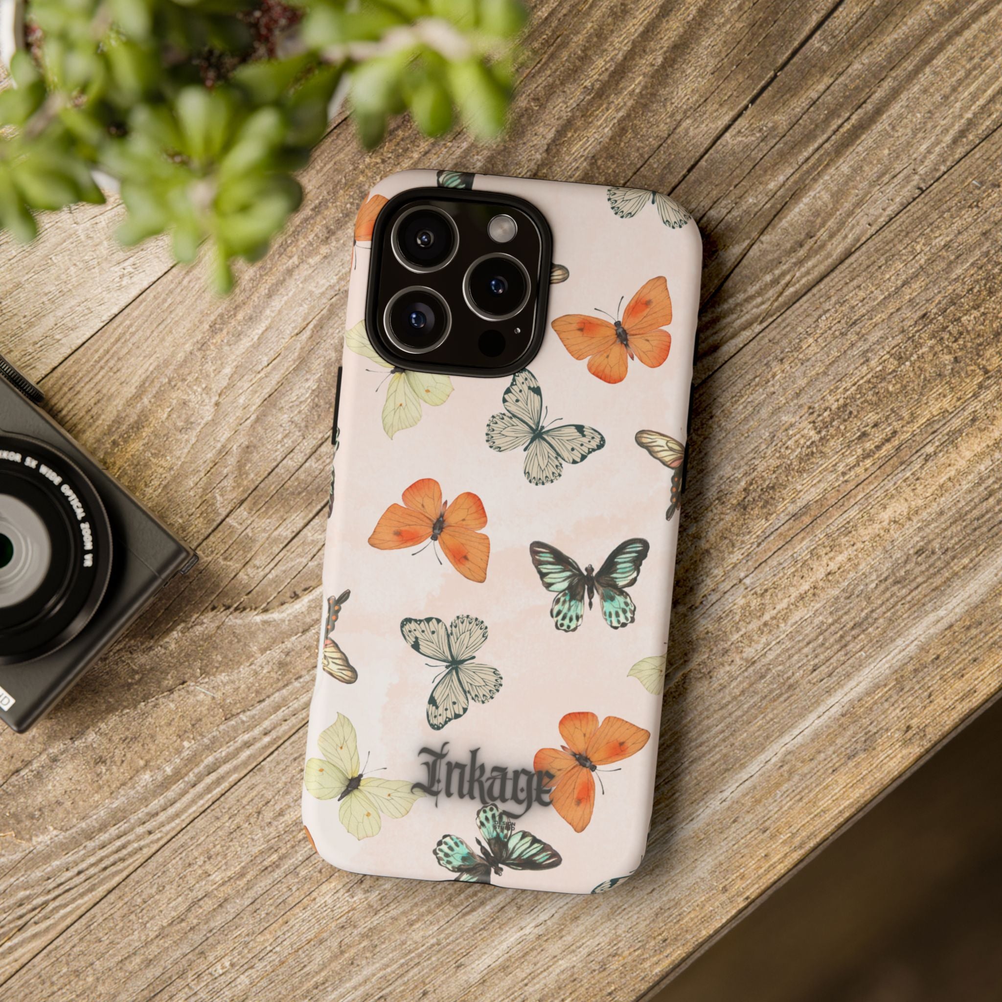 Color Butterfly Tough Phone Case (Minimal)