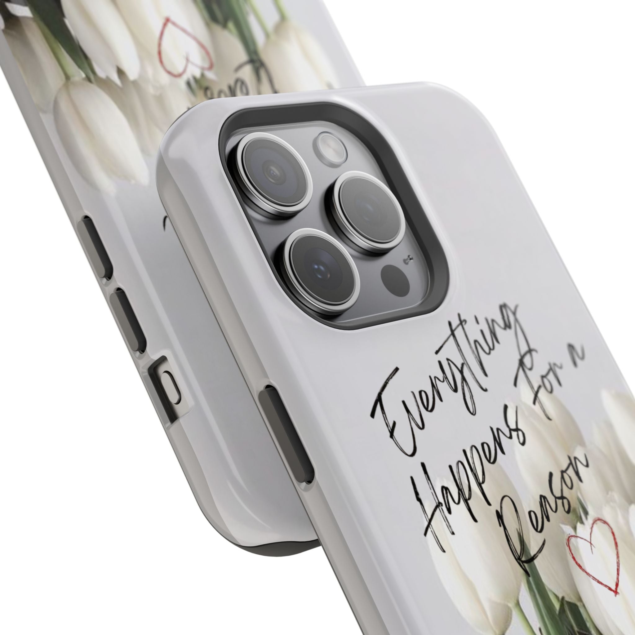 "Everything Happens for a Reason" Quote Magnetic Phone Cases