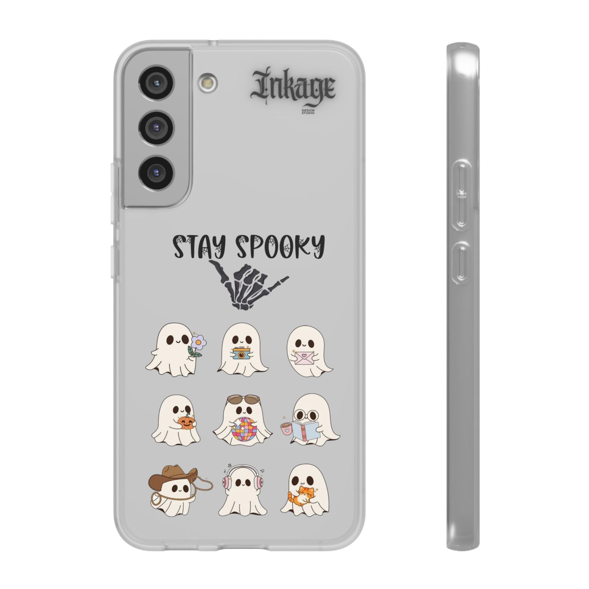 Stay Spooky Clear Phone Cases (Season)