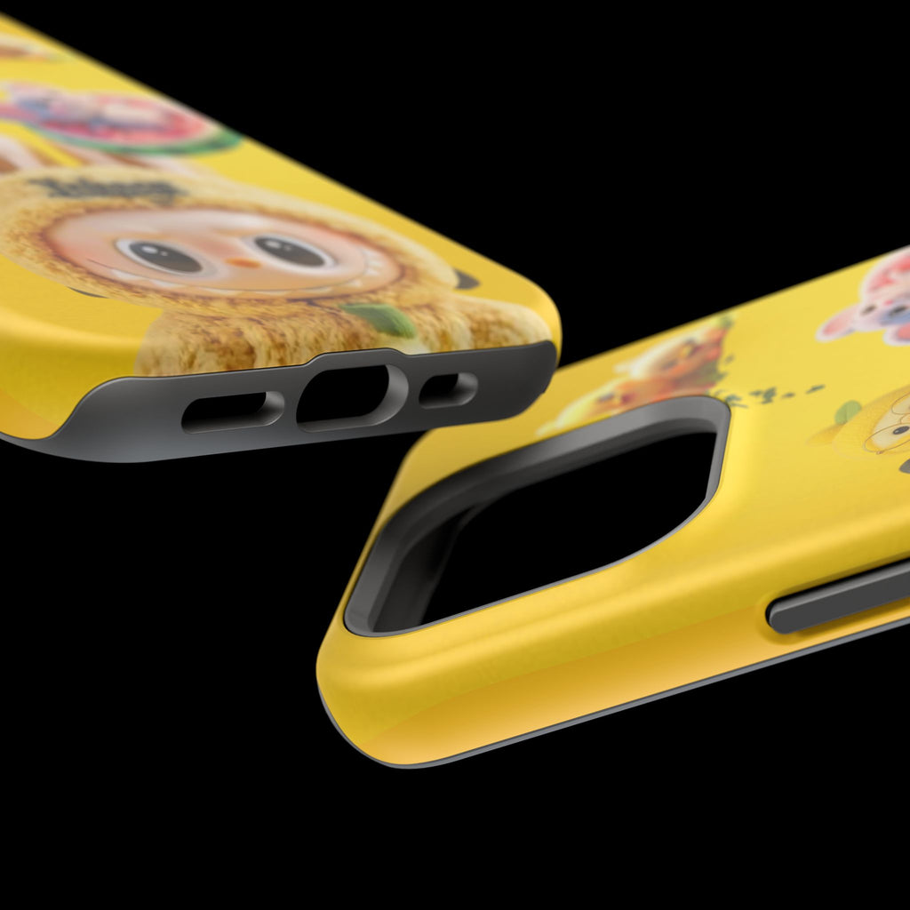Yellow Cutie Labubu Magnetic Phone Cases (Animation)