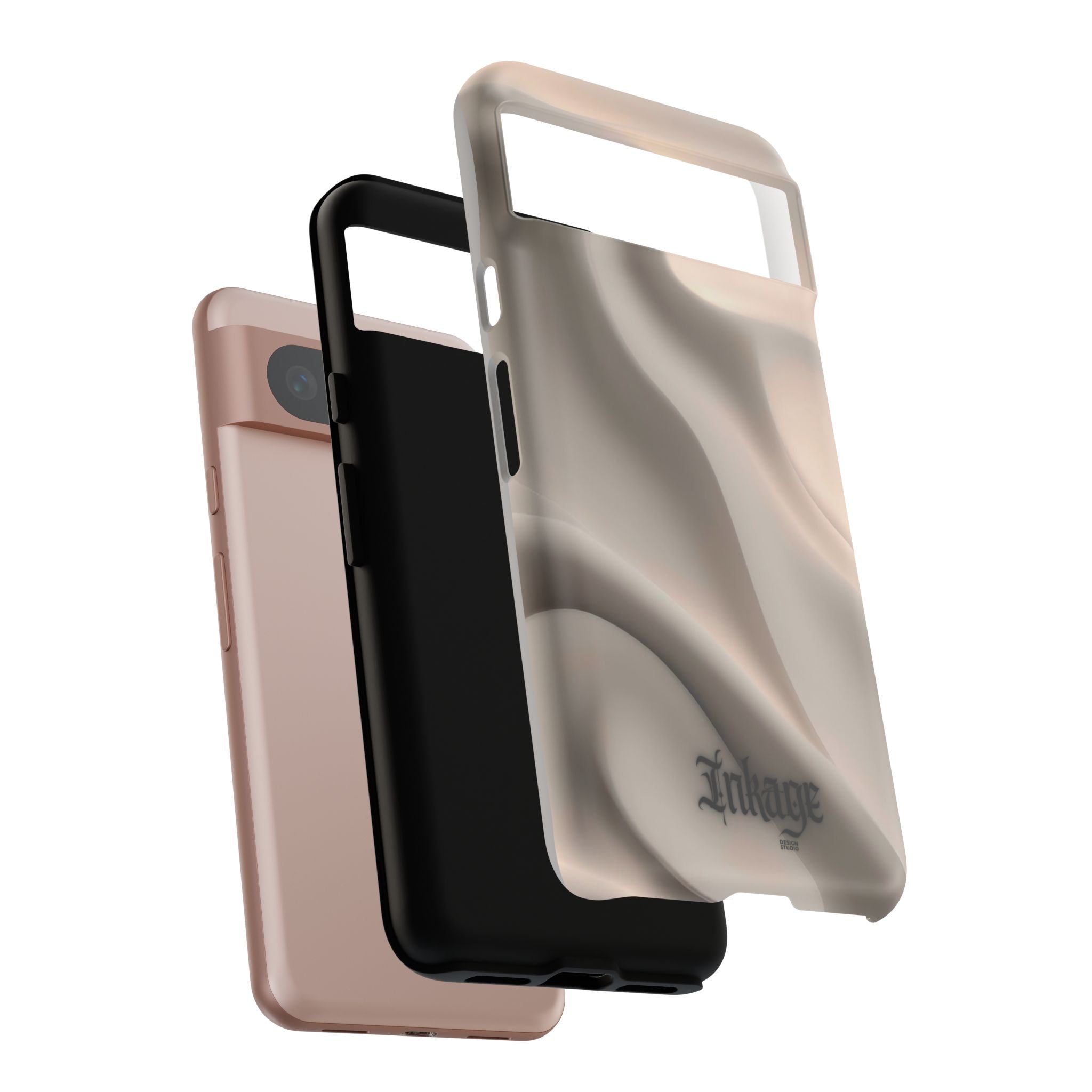 Beige Wavy Flow Tough Phone Case (Minimal)