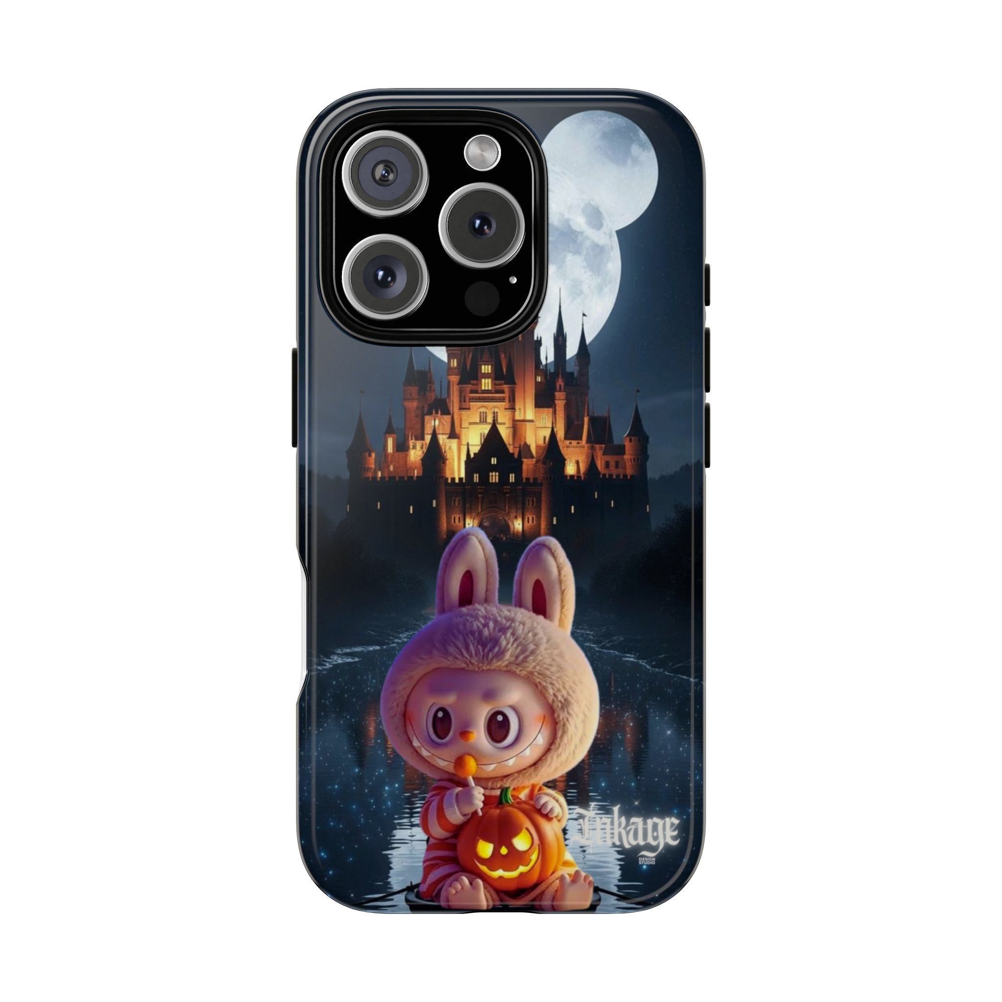 Labubu Halloween On Disney Boat Tough Phone Cases (Season, Animation)