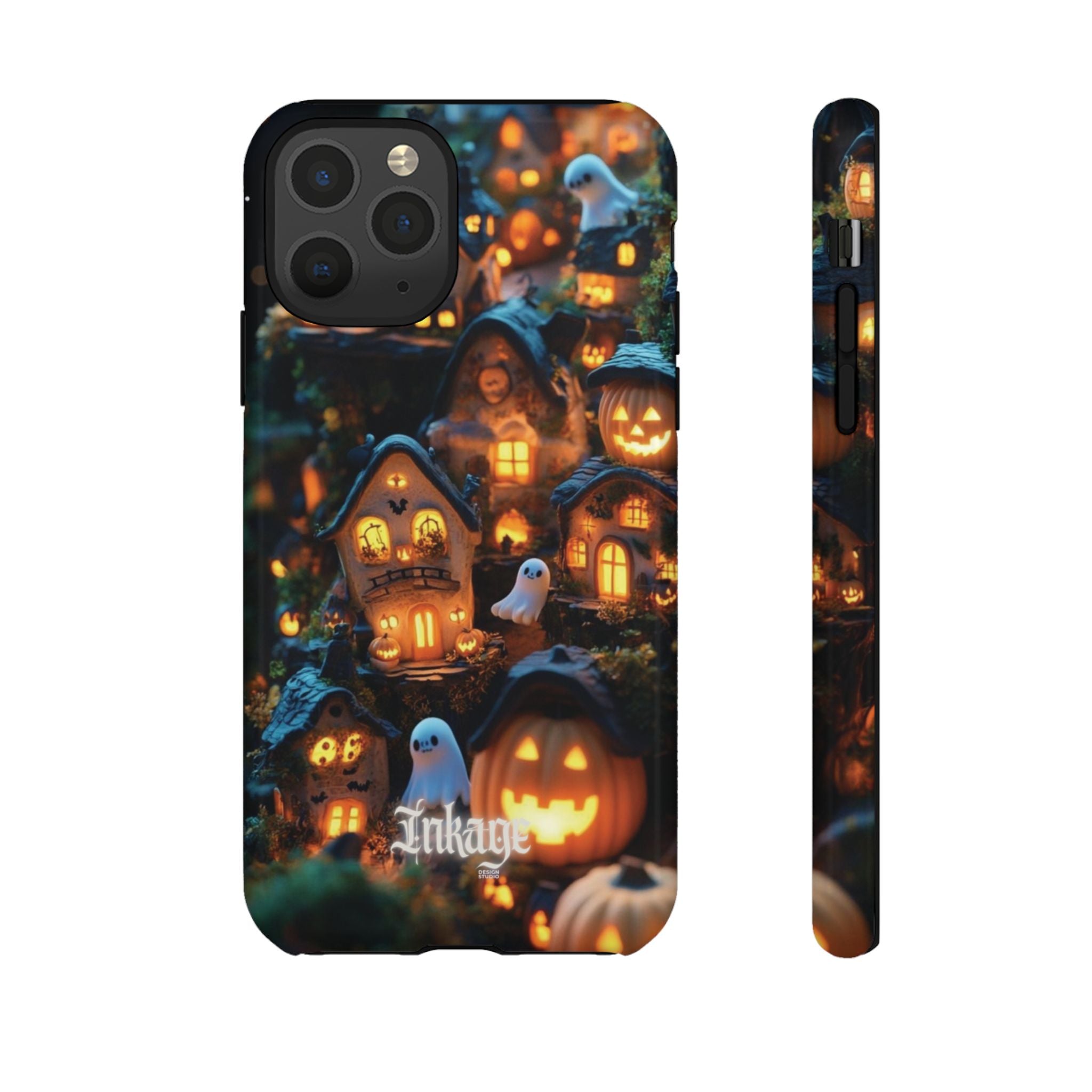 Spooky Pumpkin Village Tough Phone Cases (Season)