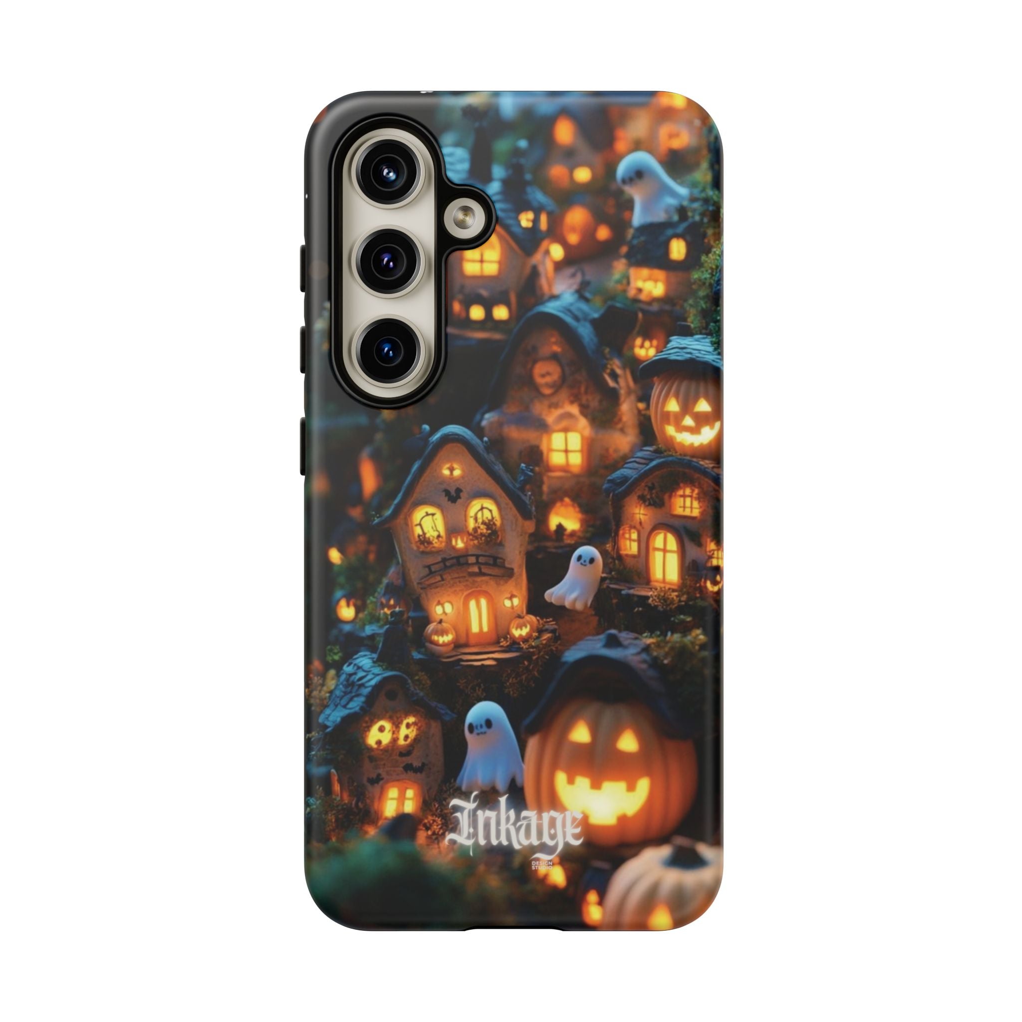 Spooky Pumpkin Village Tough Phone Cases (Season)