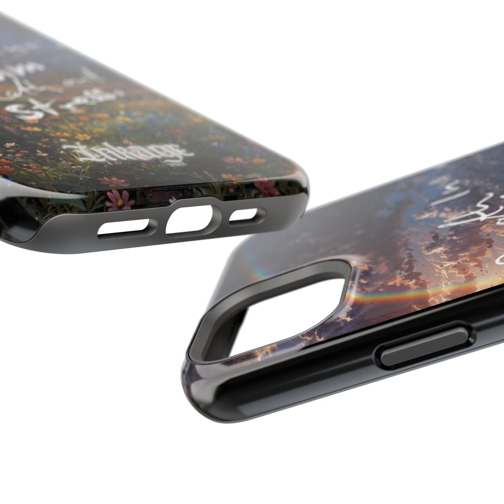 "Breath in Calm Breath out Stress" Magnetic Phone Cases (Quote)