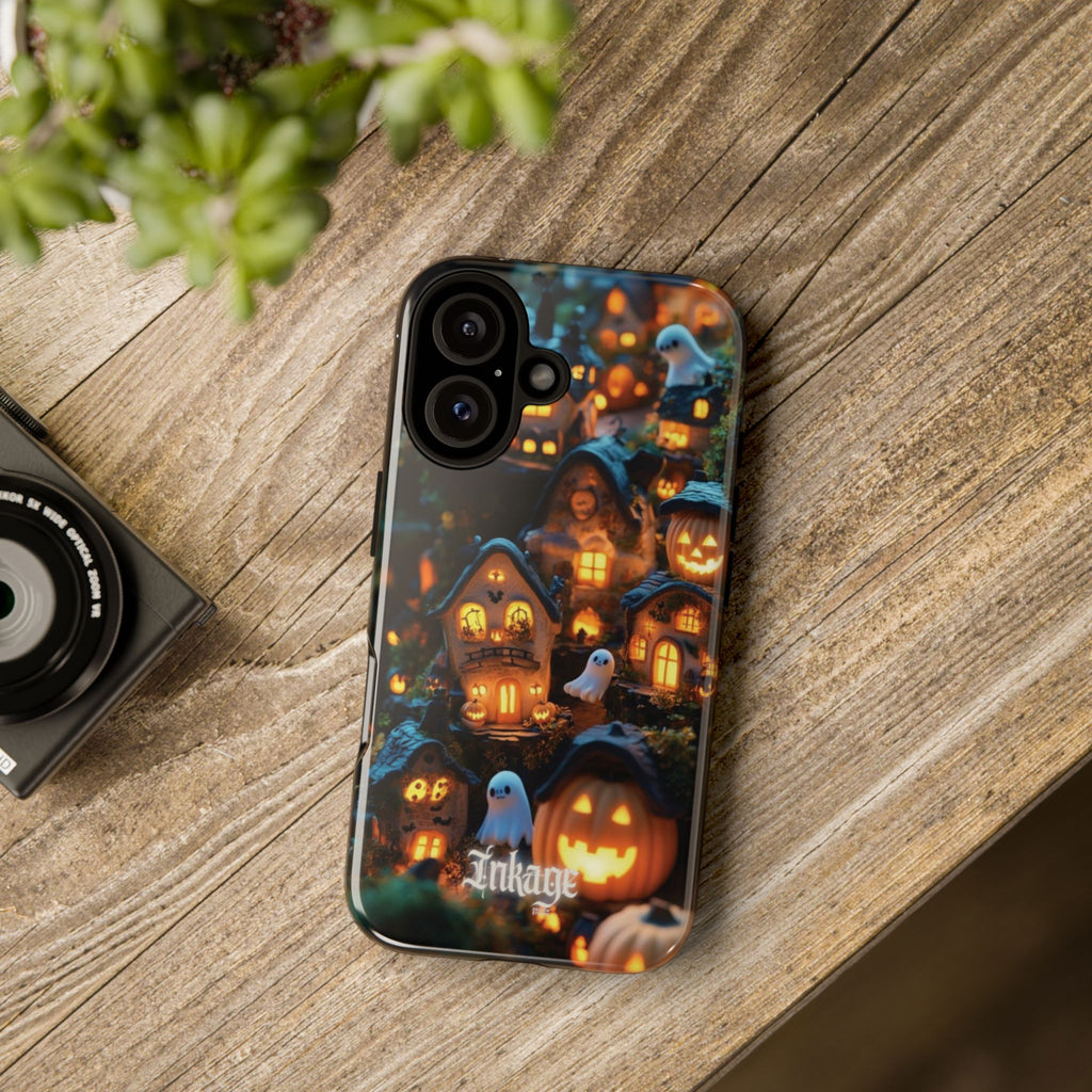 Spooky Pumpkin Village Tough Phone Cases (Season)