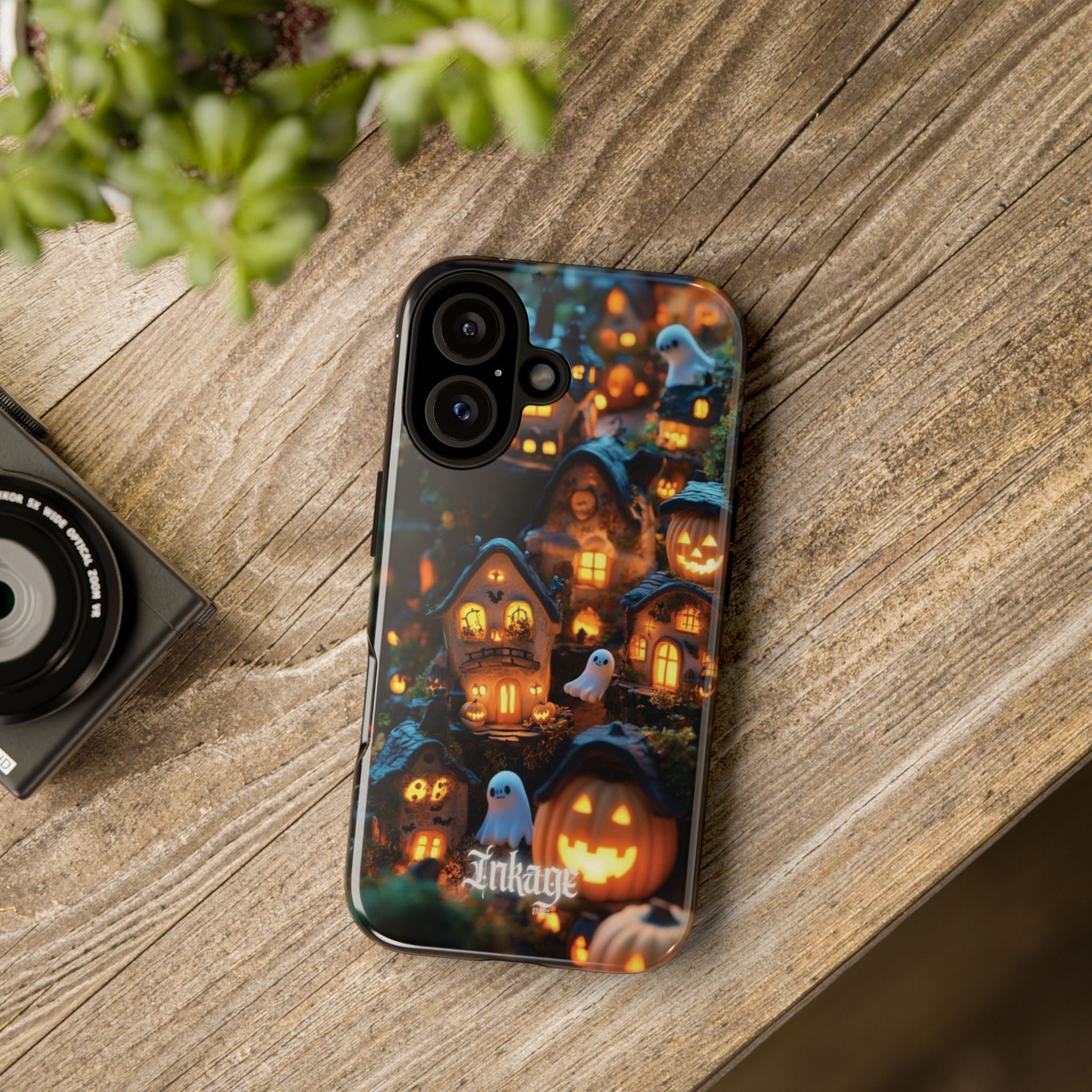 Spooky Pumpkin Village Tough Phone Cases (Season)