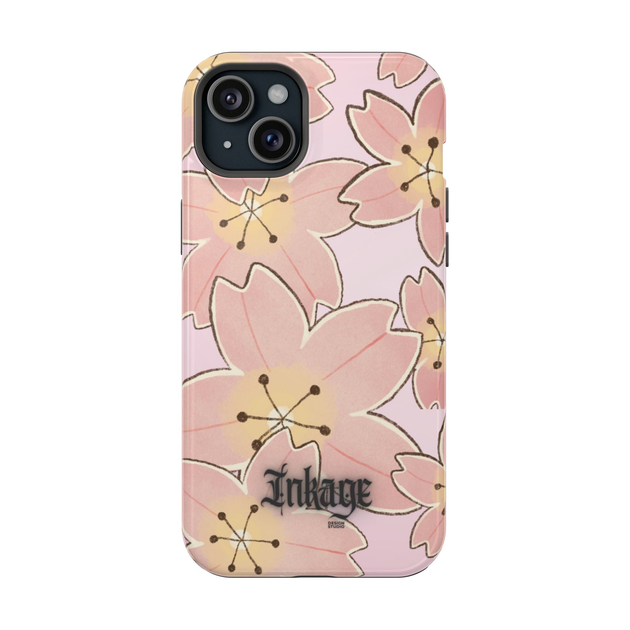 Charming Floral Magnetic Phone Cases (Minimal)