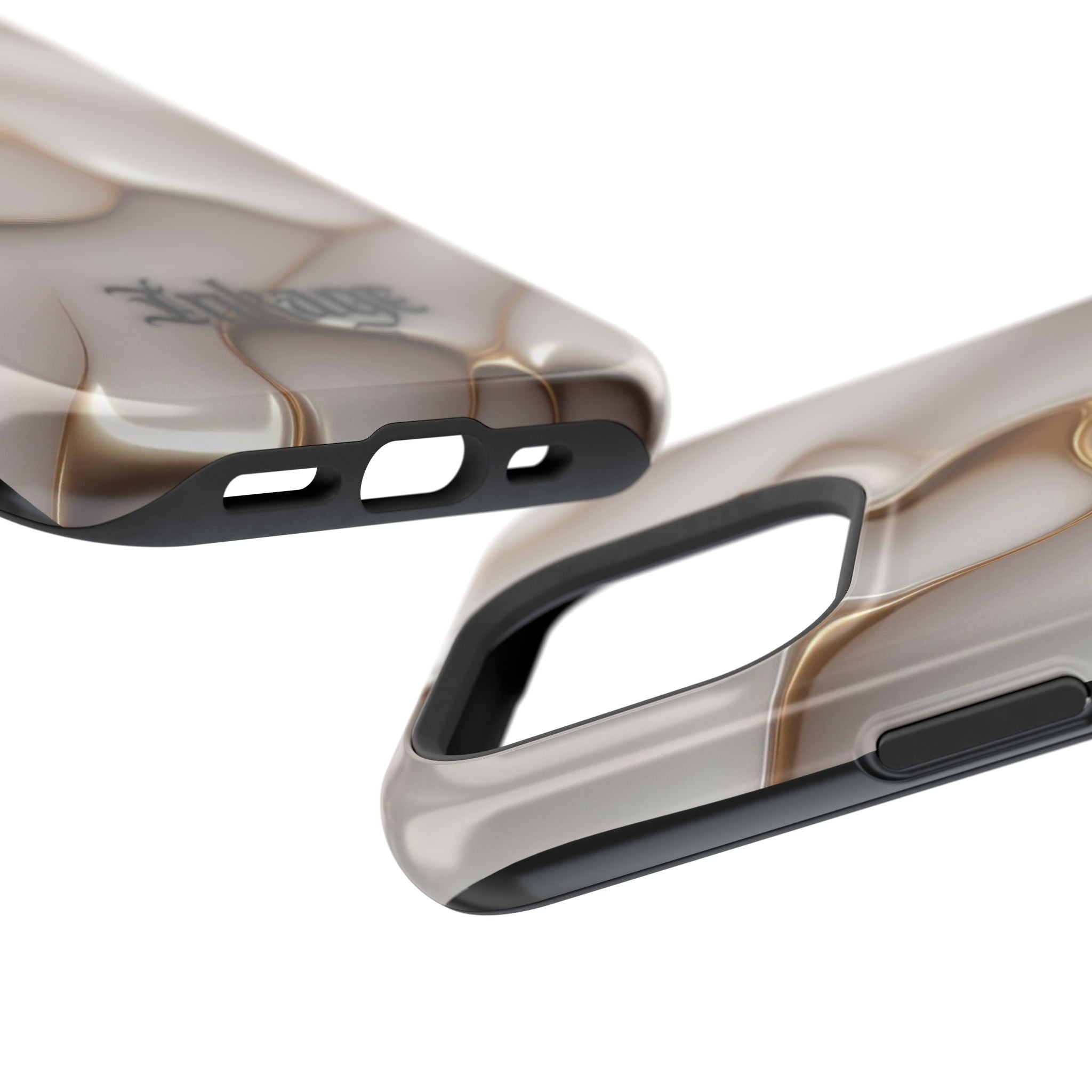 Golden Flow Magnetic Phone Cases (Minimal)