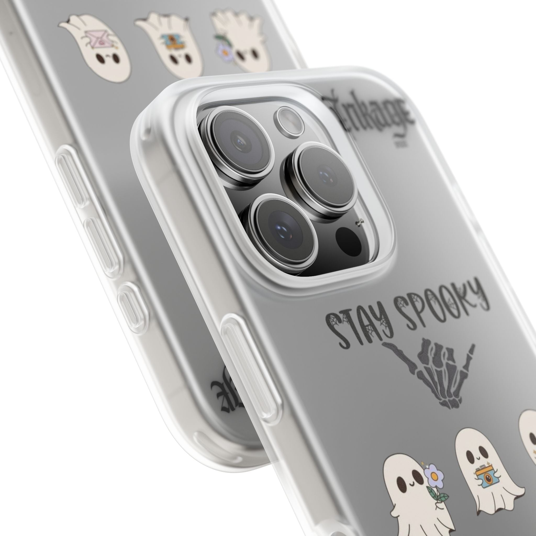 Stay Spooky Clear Phone Cases (Season)