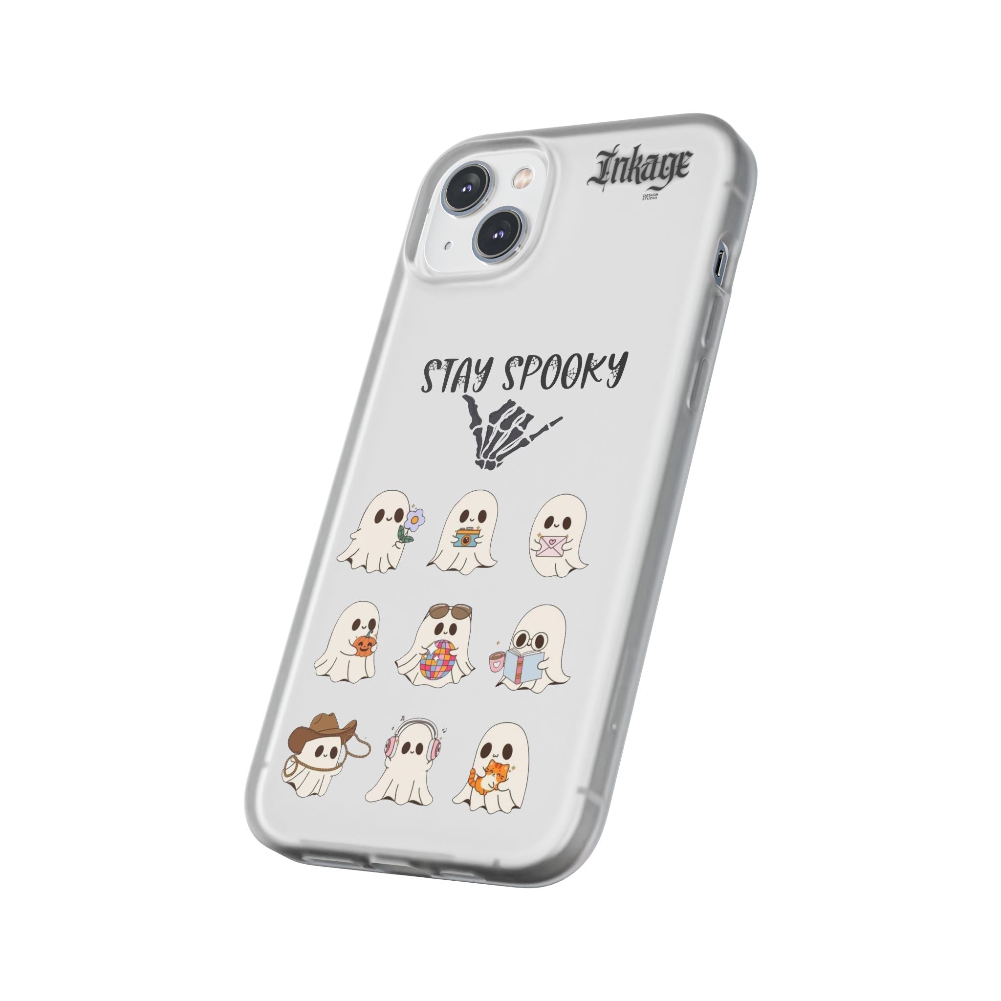 Stay Spooky Clear Phone Cases (Season)