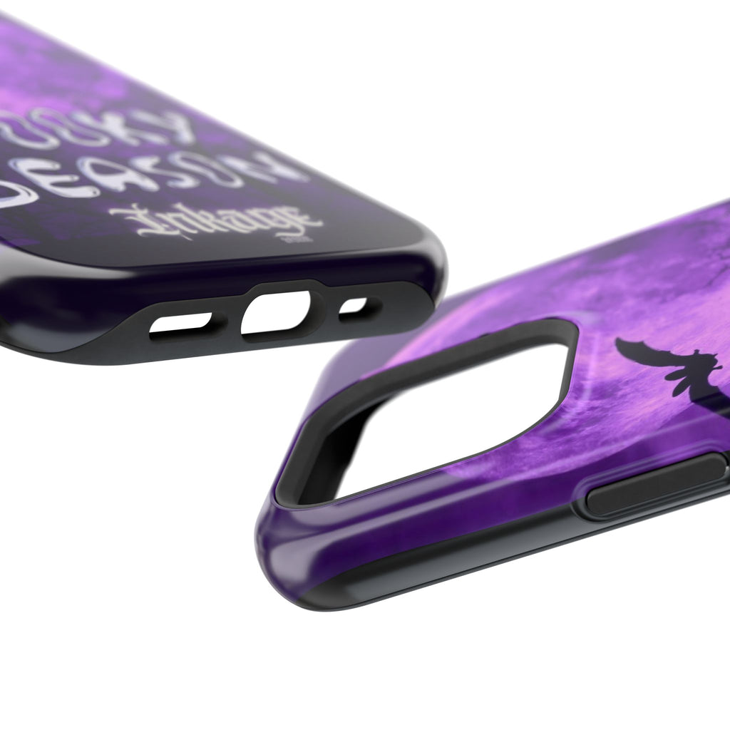Purple Spooky Season Magnetic Phone Cases (Season)