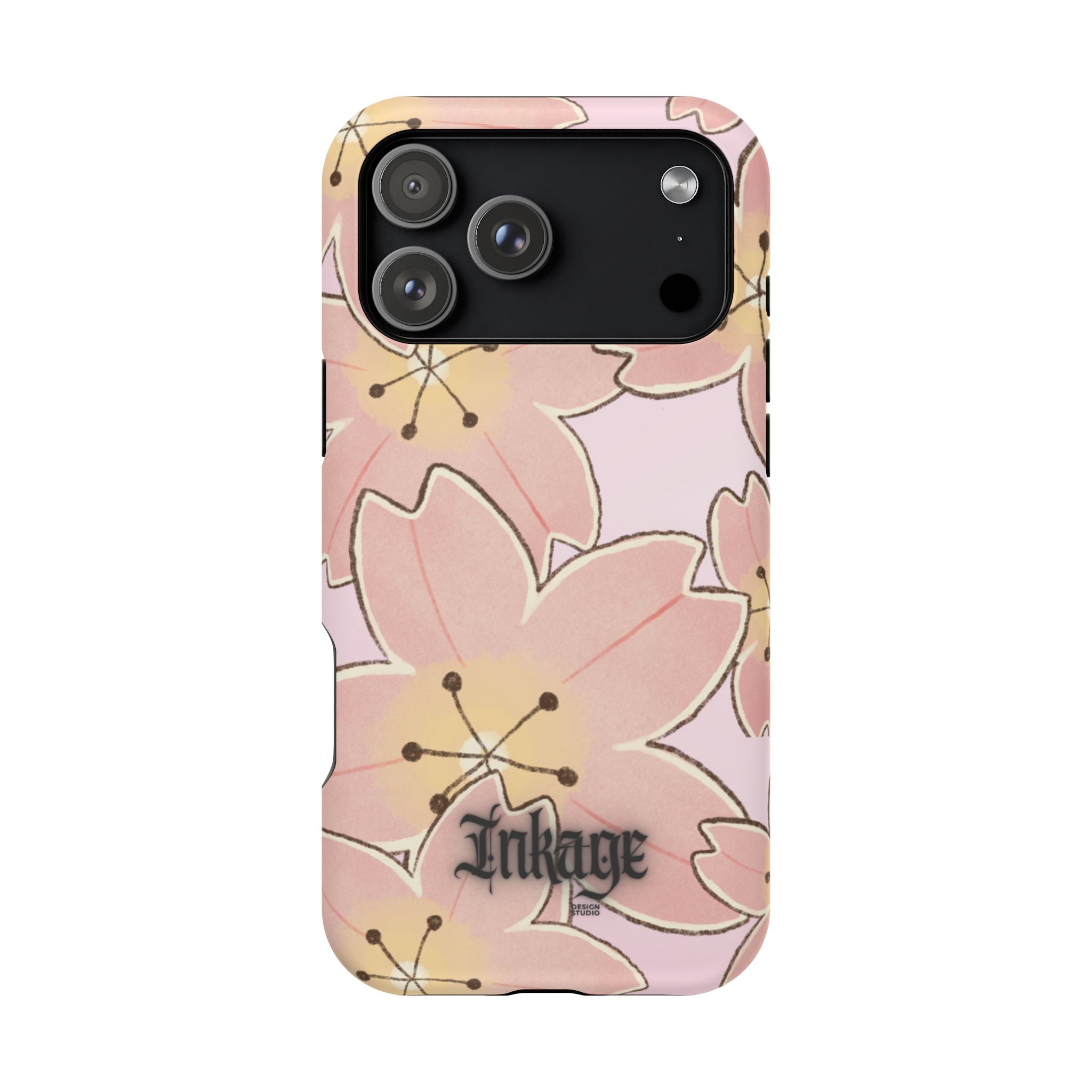 Charming Floral Magnetic Phone Case (Minimal)