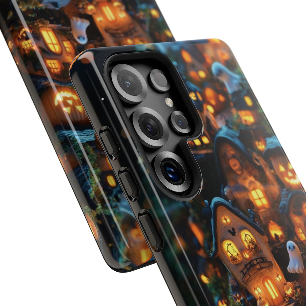 Spooky Pumpkin Village Tough Phone Cases (Season)