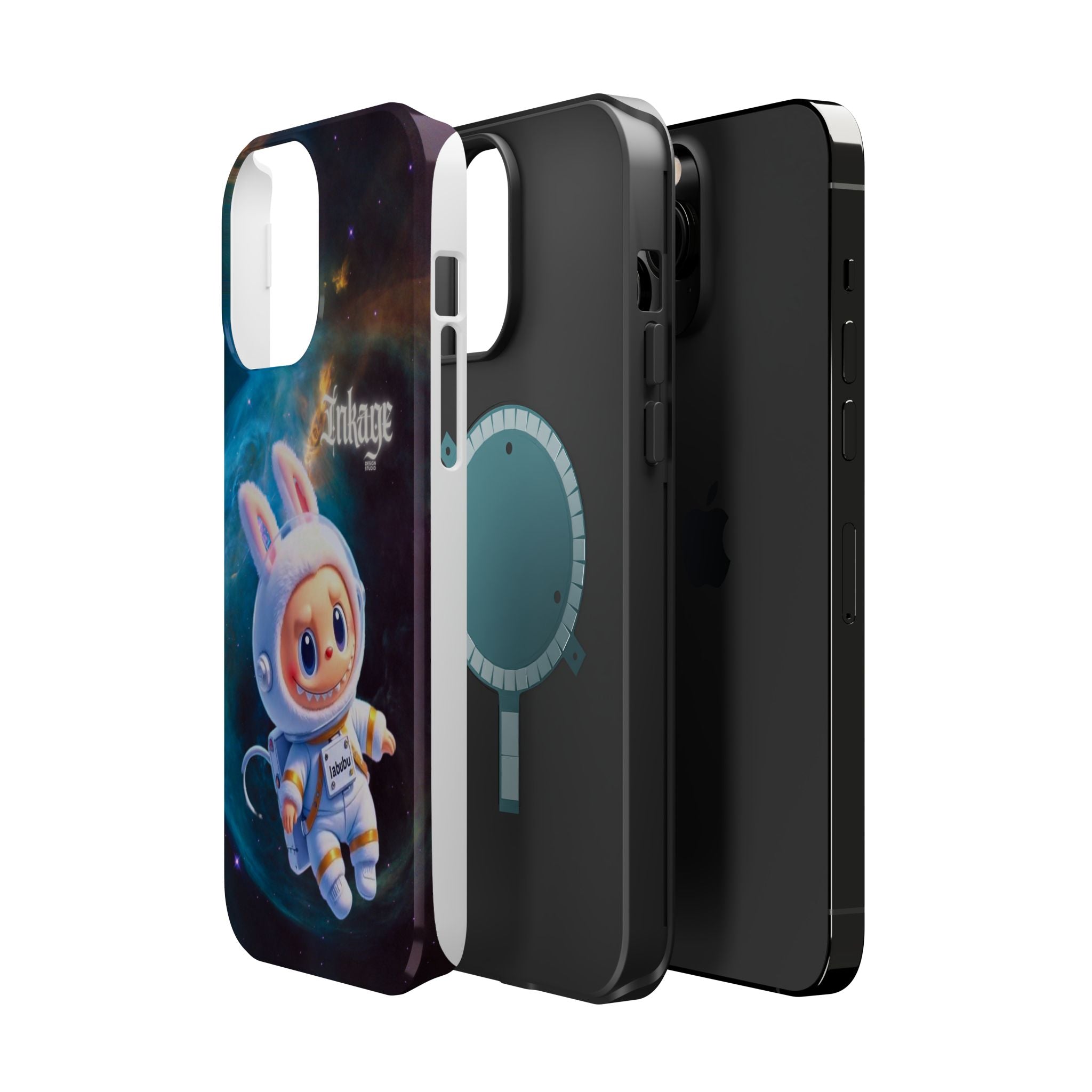 Labubu Astronaut Magnetic Phone Cases (Animation)
