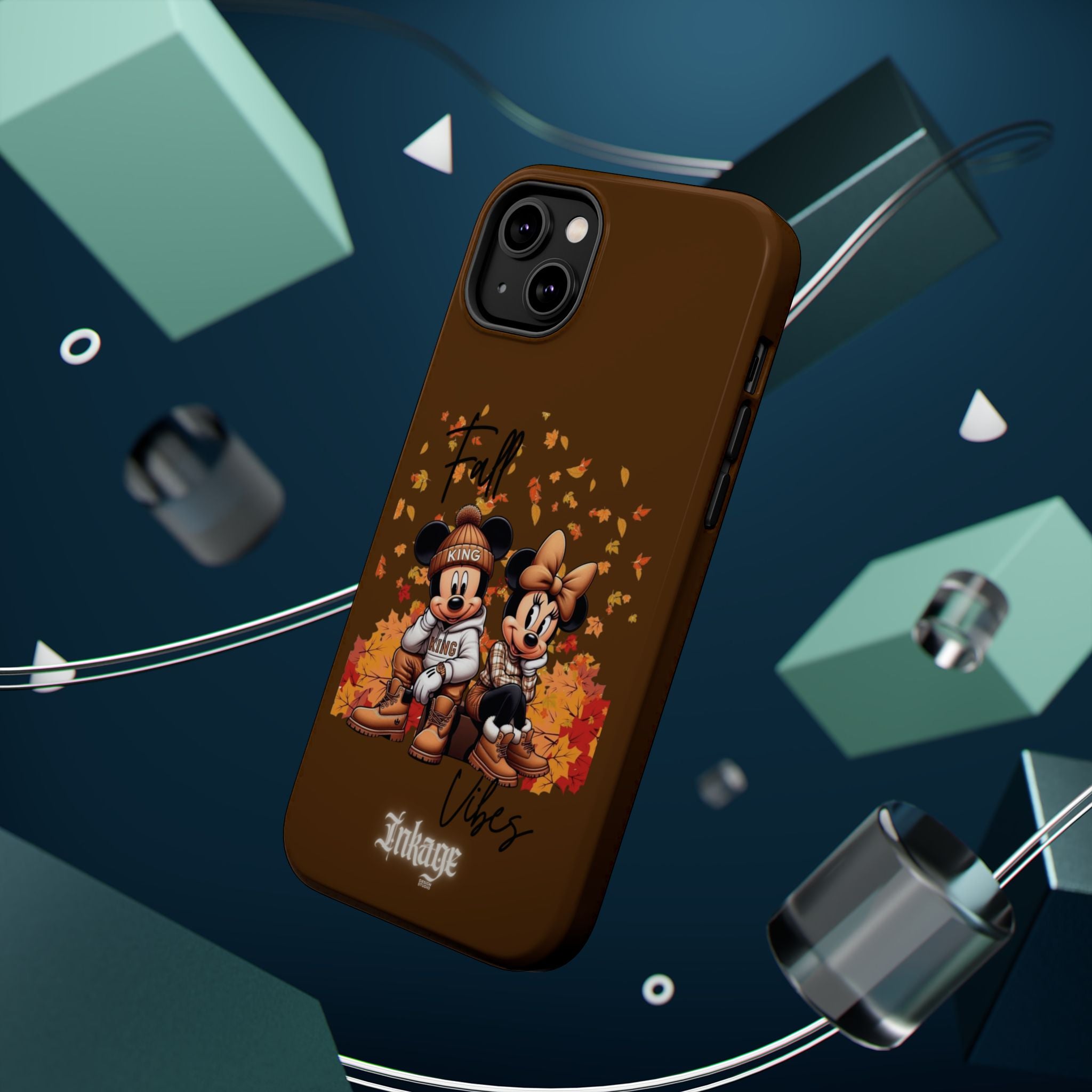 Mickey & Minnie Fall Vibes Magnetic iPhone Cases (Animation)