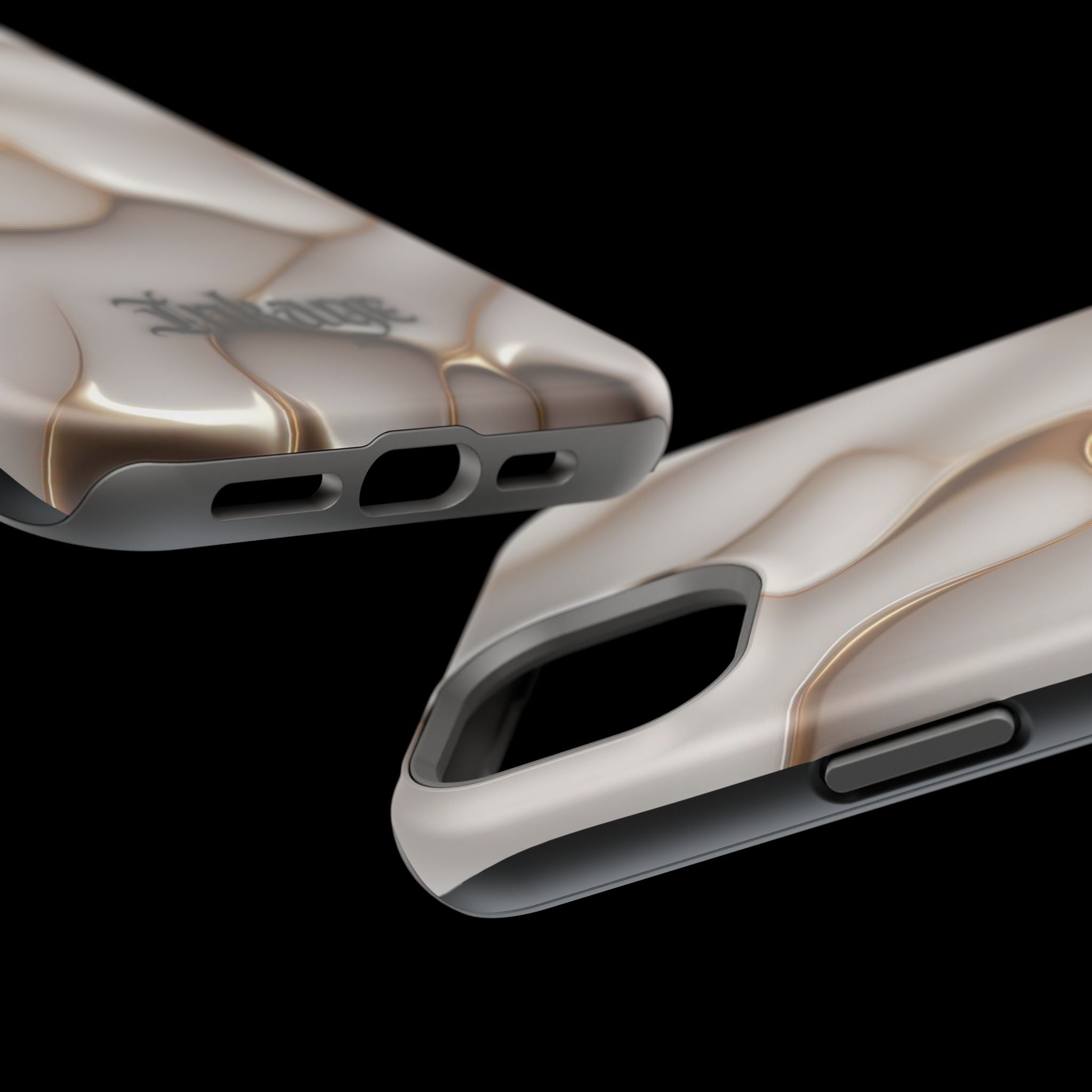 Golden Flow Magnetic Phone Cases (Minimal)