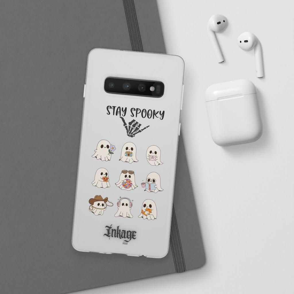 Stay Spooky Clear Phone Cases (Season)