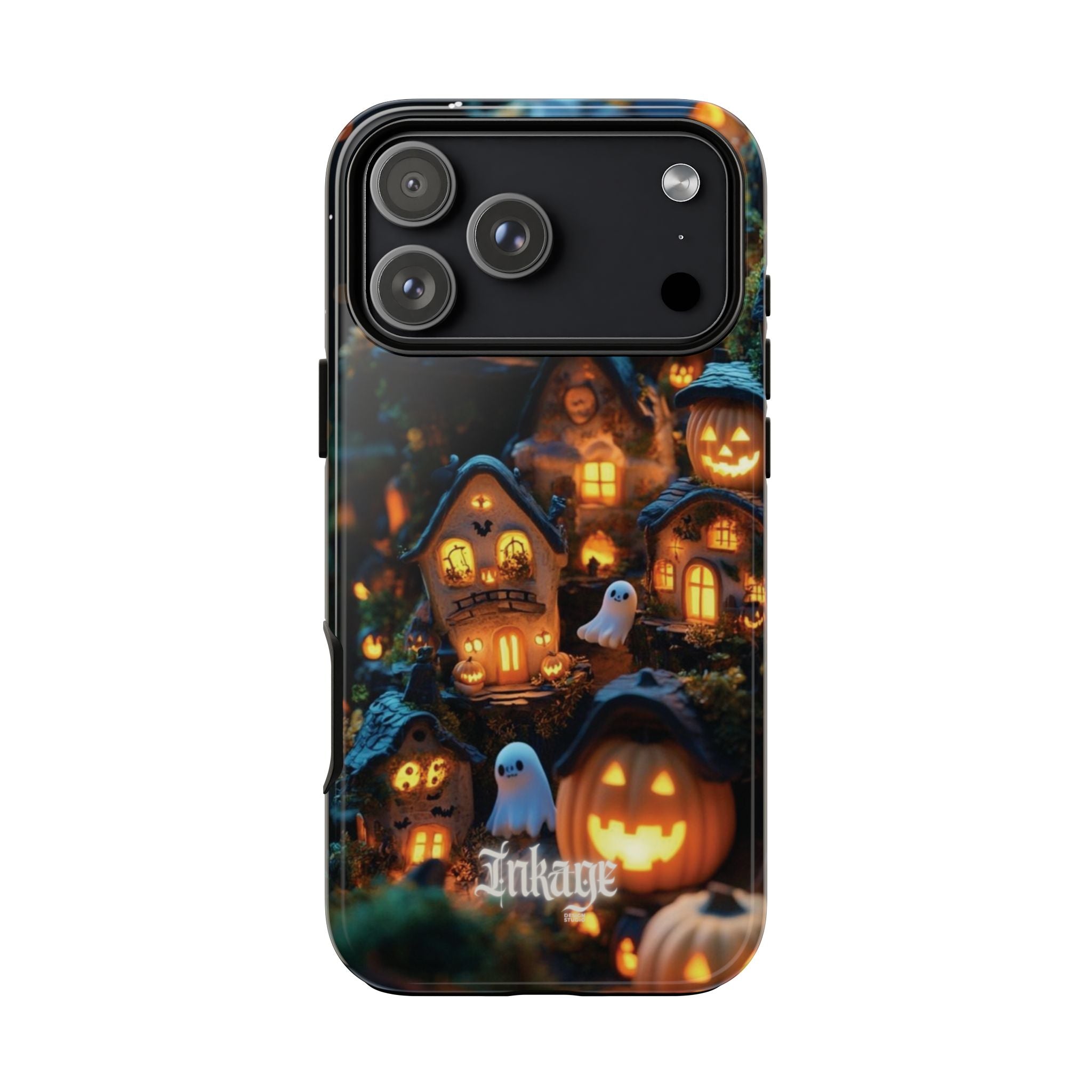 Spooky Pumpkin Village Tough Phone Cases (Season)