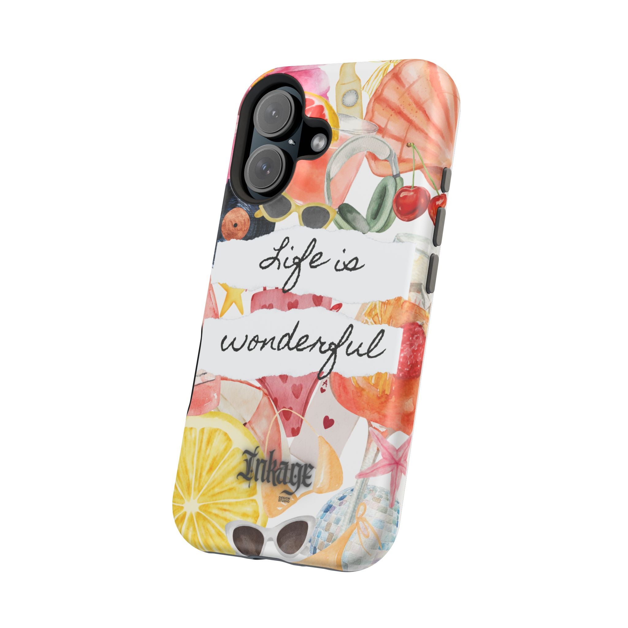 "Life is Wonderful" Quote Magnetic Phone Cases