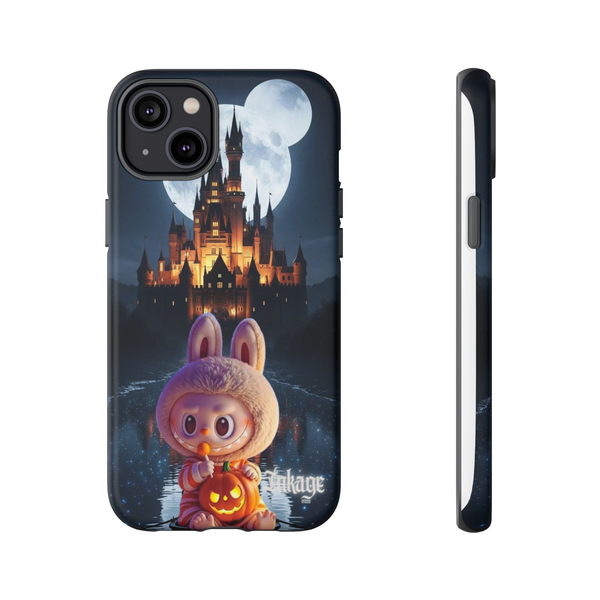 Labubu Halloween On Disney Boat Tough Phone Cases (Season, Animation)