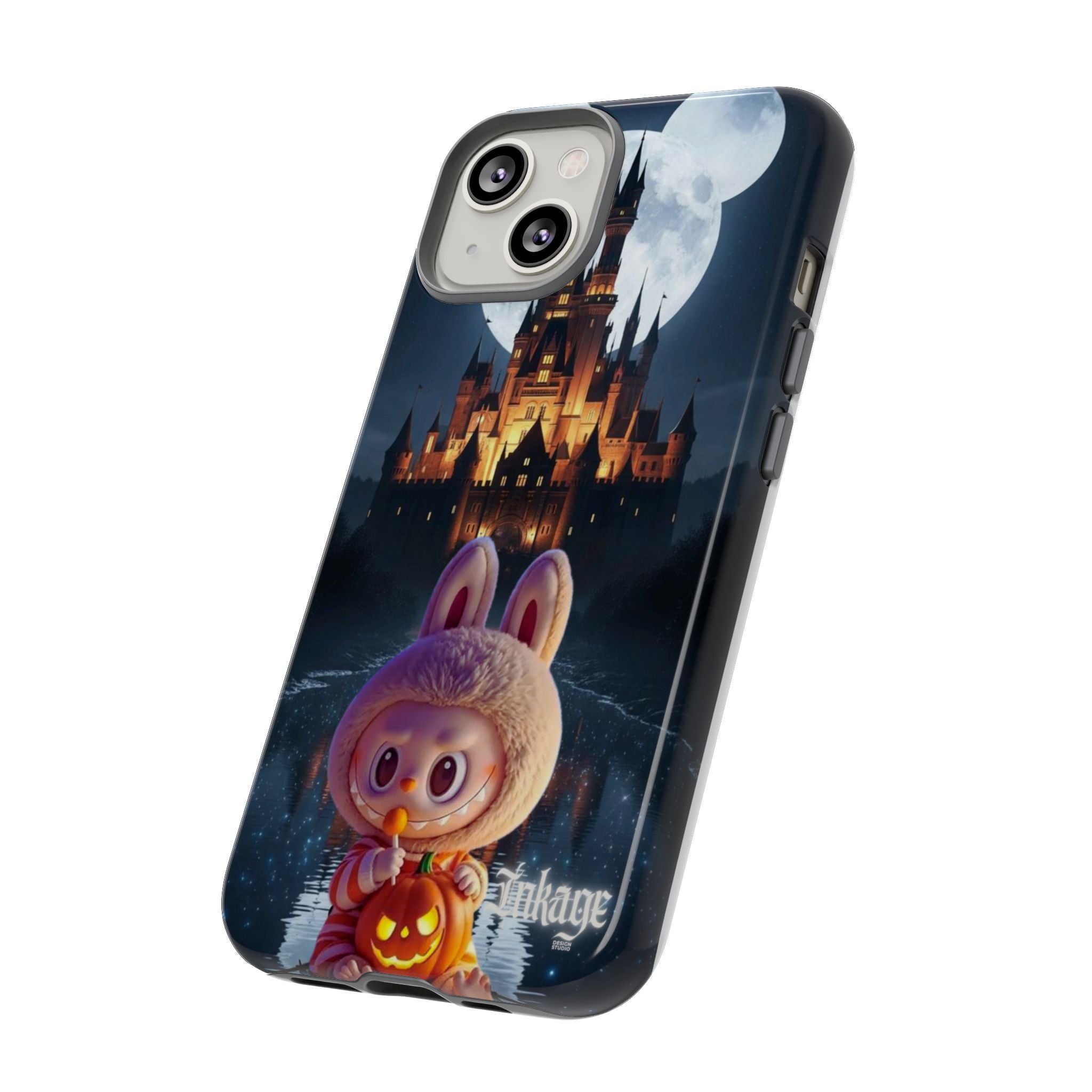 Labubu Halloween On Disney Boat Tough Phone Cases (Season, Animation)