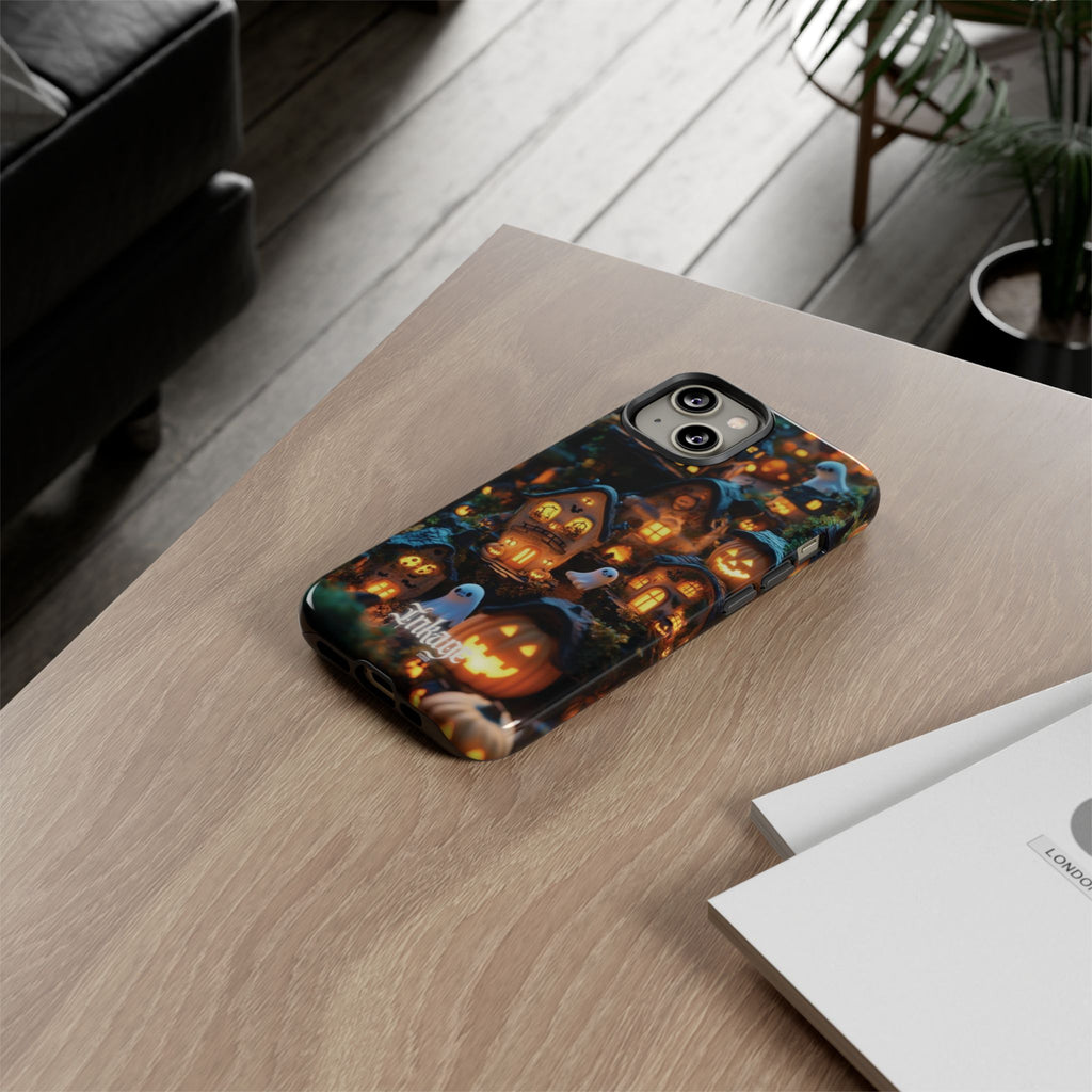 Spooky Pumpkin Village Tough Phone Cases (Season)